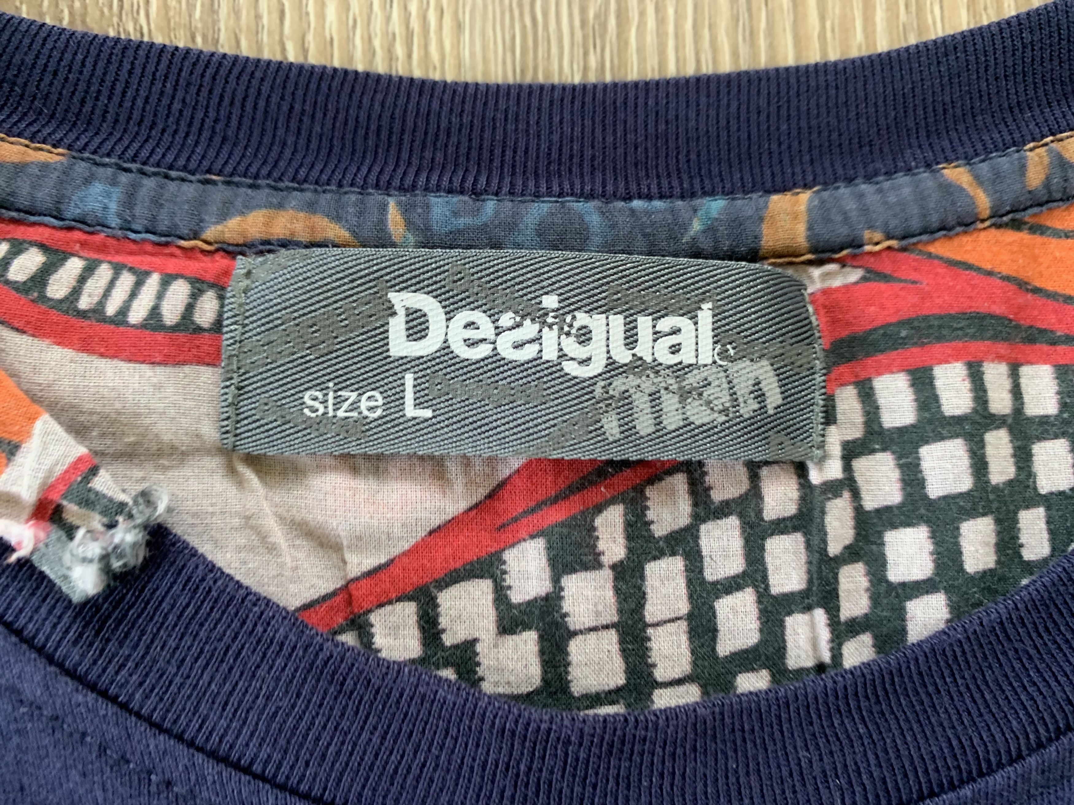 Designer × Desigual Vintage Desigual Printed T Shirt Size US L / EU 52-54 / 3 - 5 Thumbnail