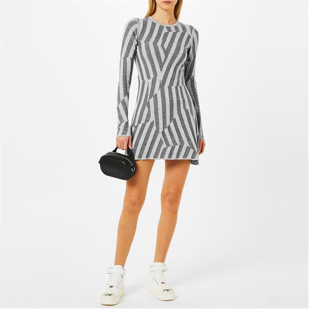 Kenzo o1g2r1mq1024 Mini Dress in Grey Size M / US 6-8 / IT 42-44 - 4 Thumbnail