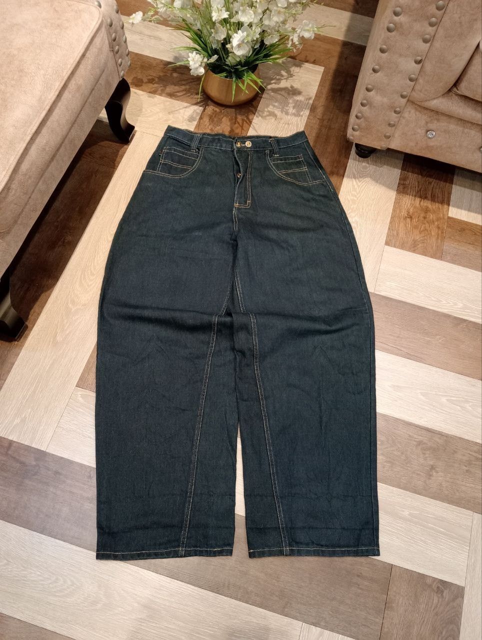 Cross Colours VINTAGE CROSS COLOURS BAGGY WIDE LEG DENIM PANTS Size US 32 / EU 48 - 1 Thumbnail