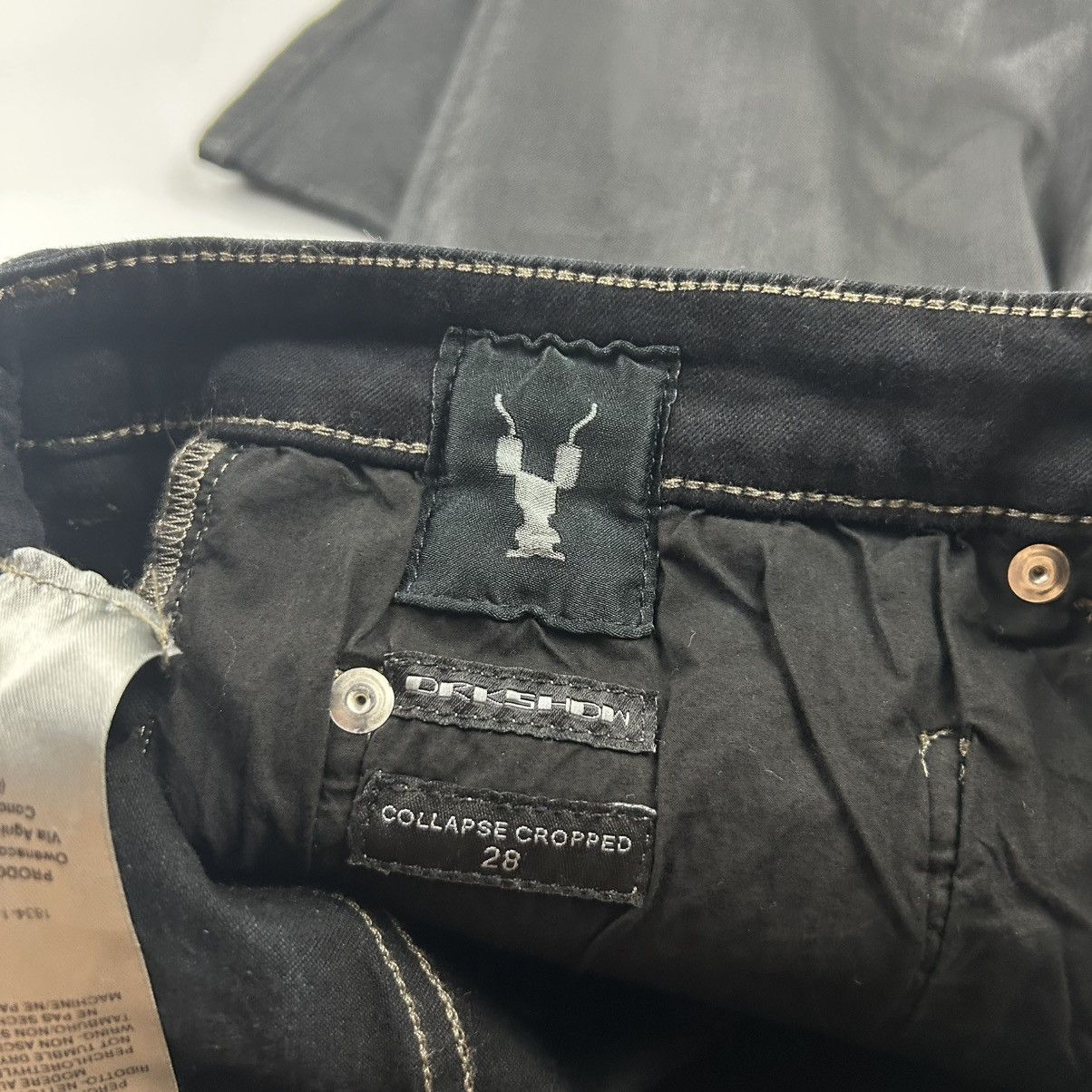 Rick Owens Drkshdw Rick Owens Drkshdw “larry” Waxed Jeans Size US 28 / EU 44 - 5 Thumbnail