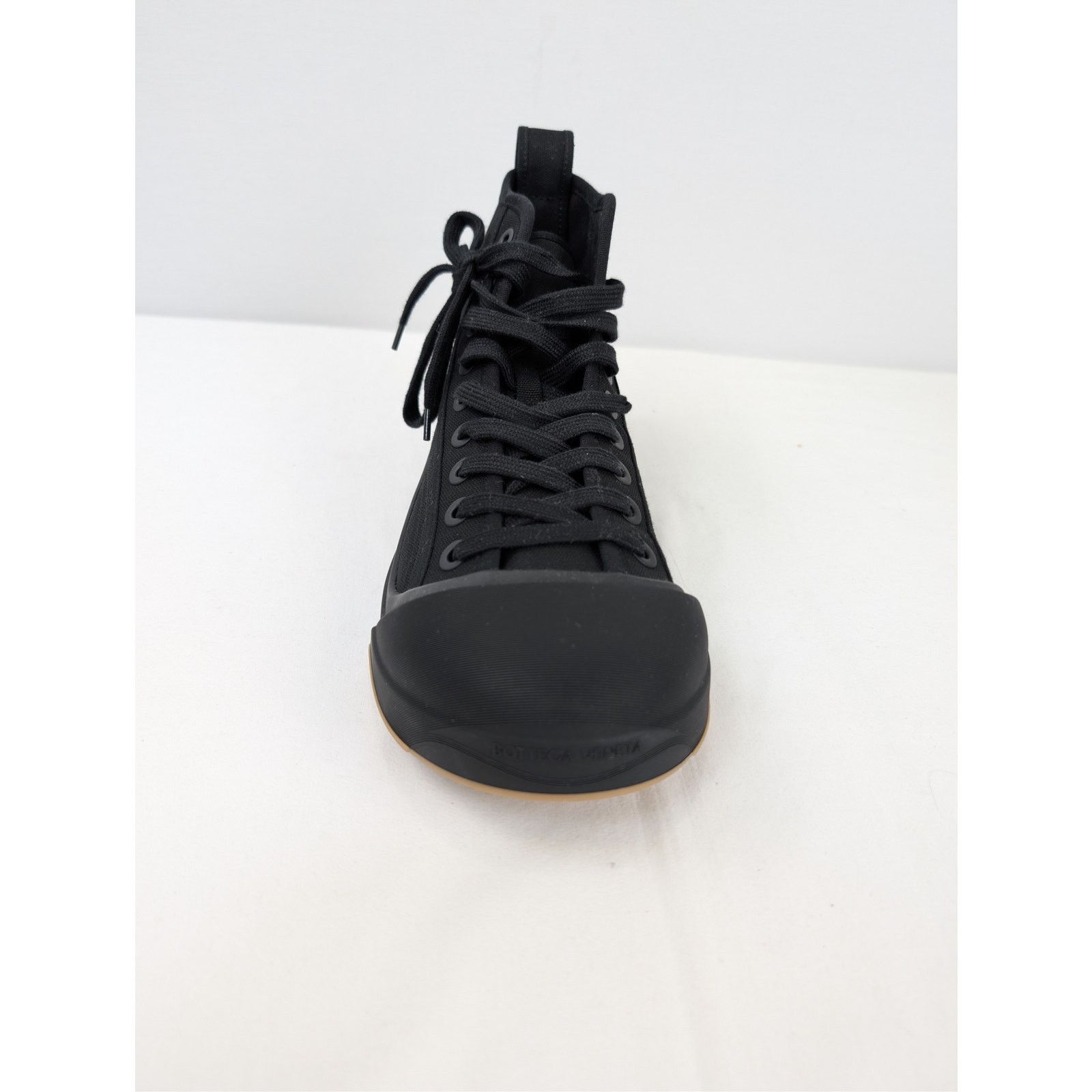Bottega Veneta o1rshd1 Canvas Vulcan Sneaker in Black Size US 9 / EU 42 - 16 Thumbnail
