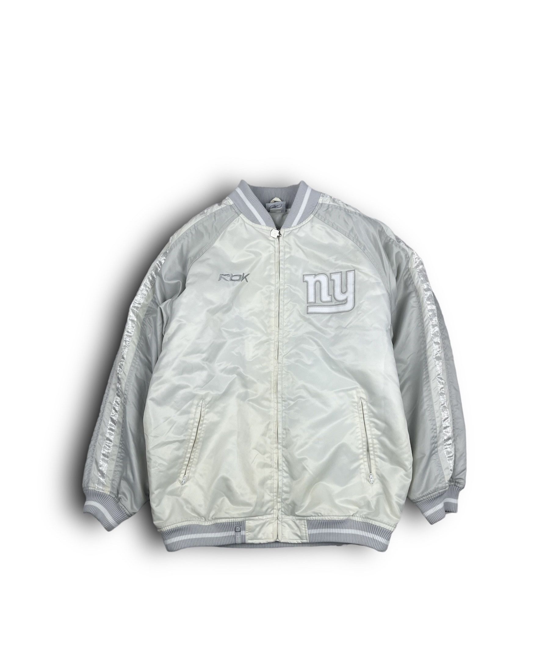 Reebok Reebok Vintage Embroidered NY Giants Fullzip Jacket Size US M / EU 48-50 / 2 - 1 Thumbnail