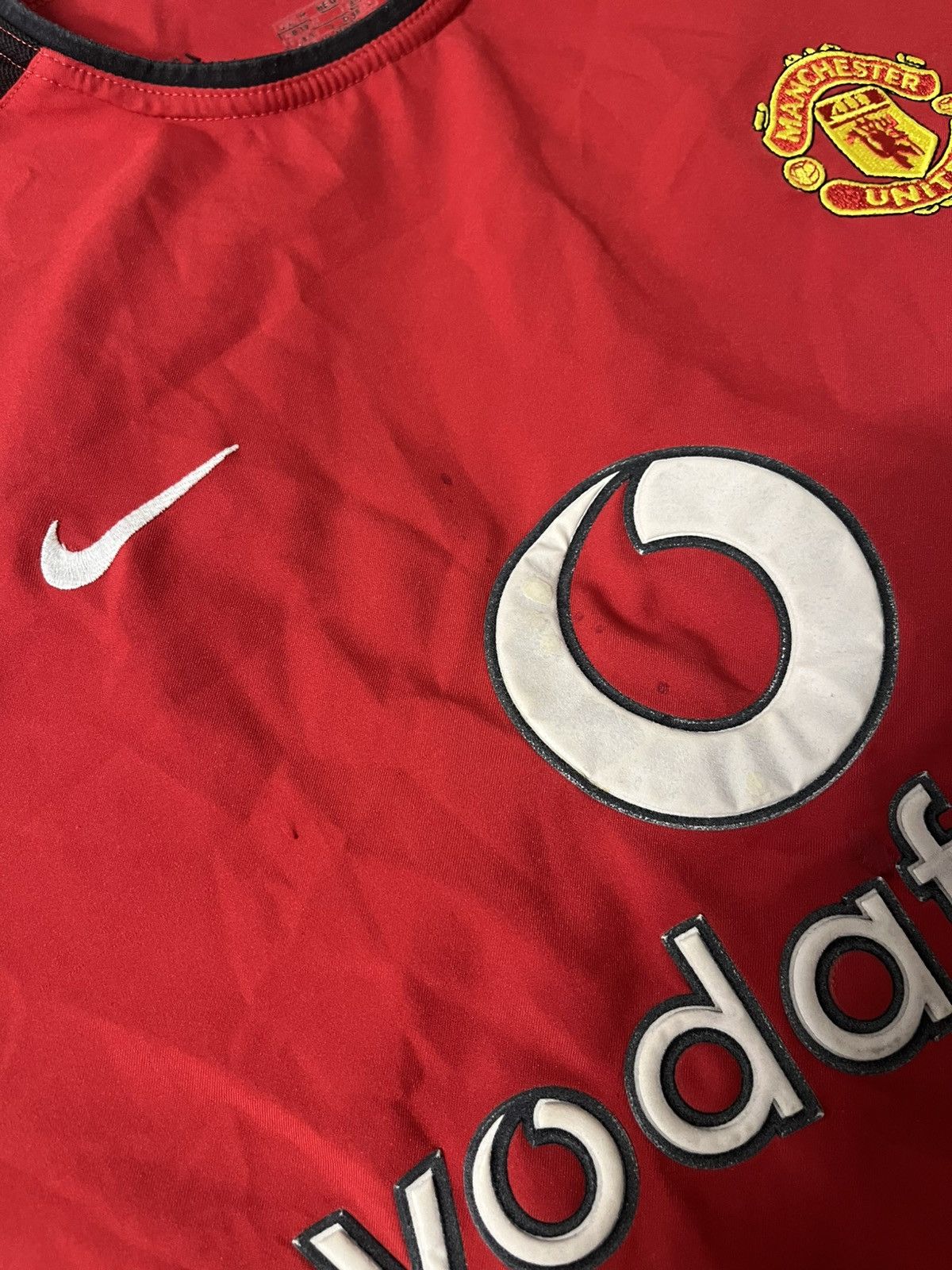 Nike × Vintage Manchester United 2002-2004 Nike Home Shirt Size US M / EU 48-50 / 2 - 2 Thumbnail
