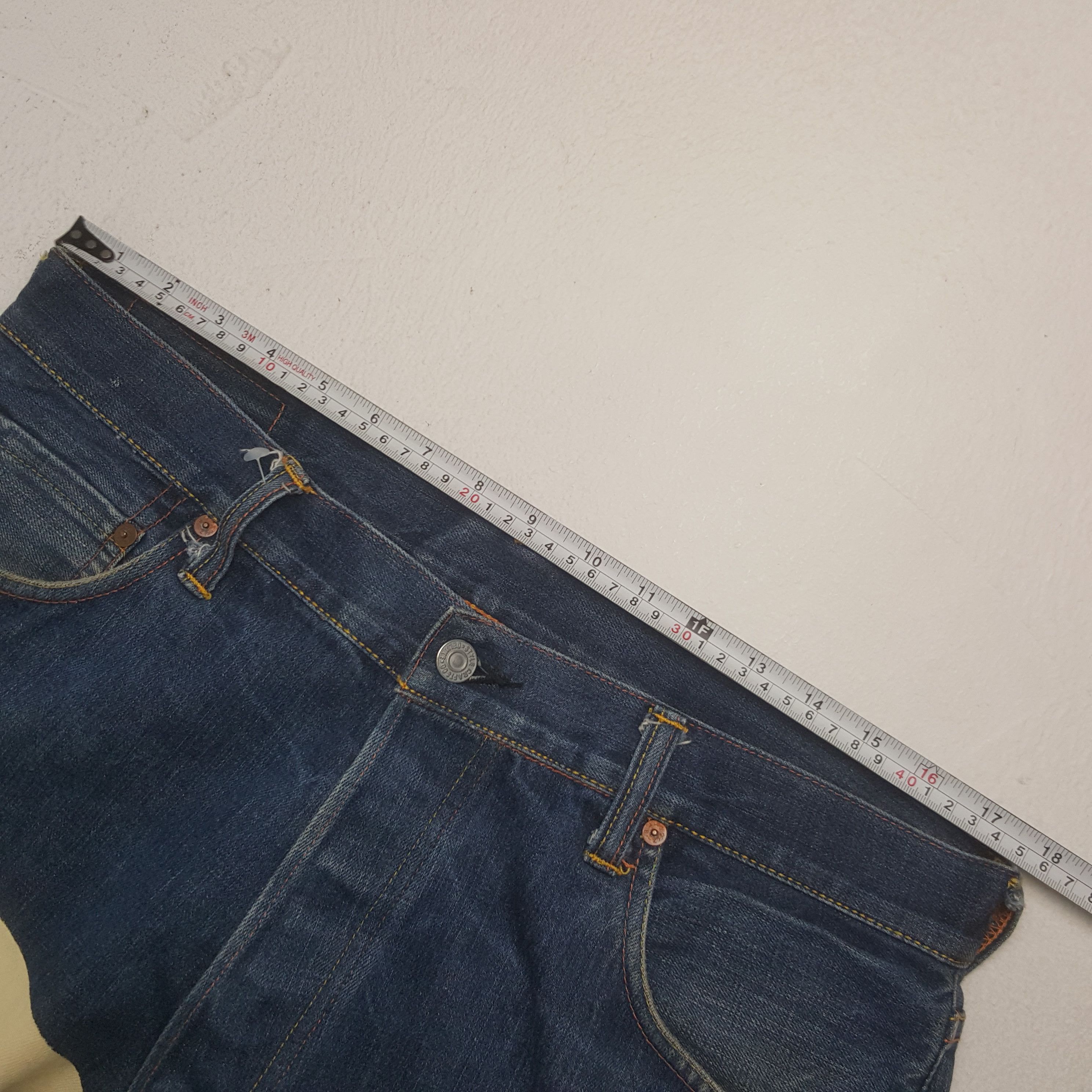 Evisu × Japanese Brand × Vintage Vintage Evisu Japanese Brand Daicock Custom Art Denim Jeans Size US 35 - 9 Thumbnail