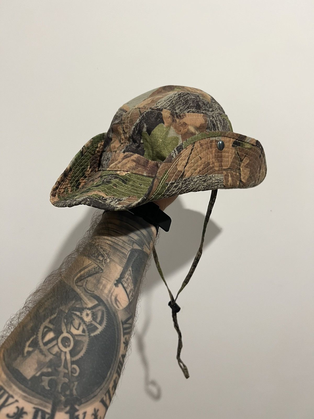 Vintage Hat Panama Jack Pyke Fishing Camouflage Size ONE SIZE - 3 Thumbnail