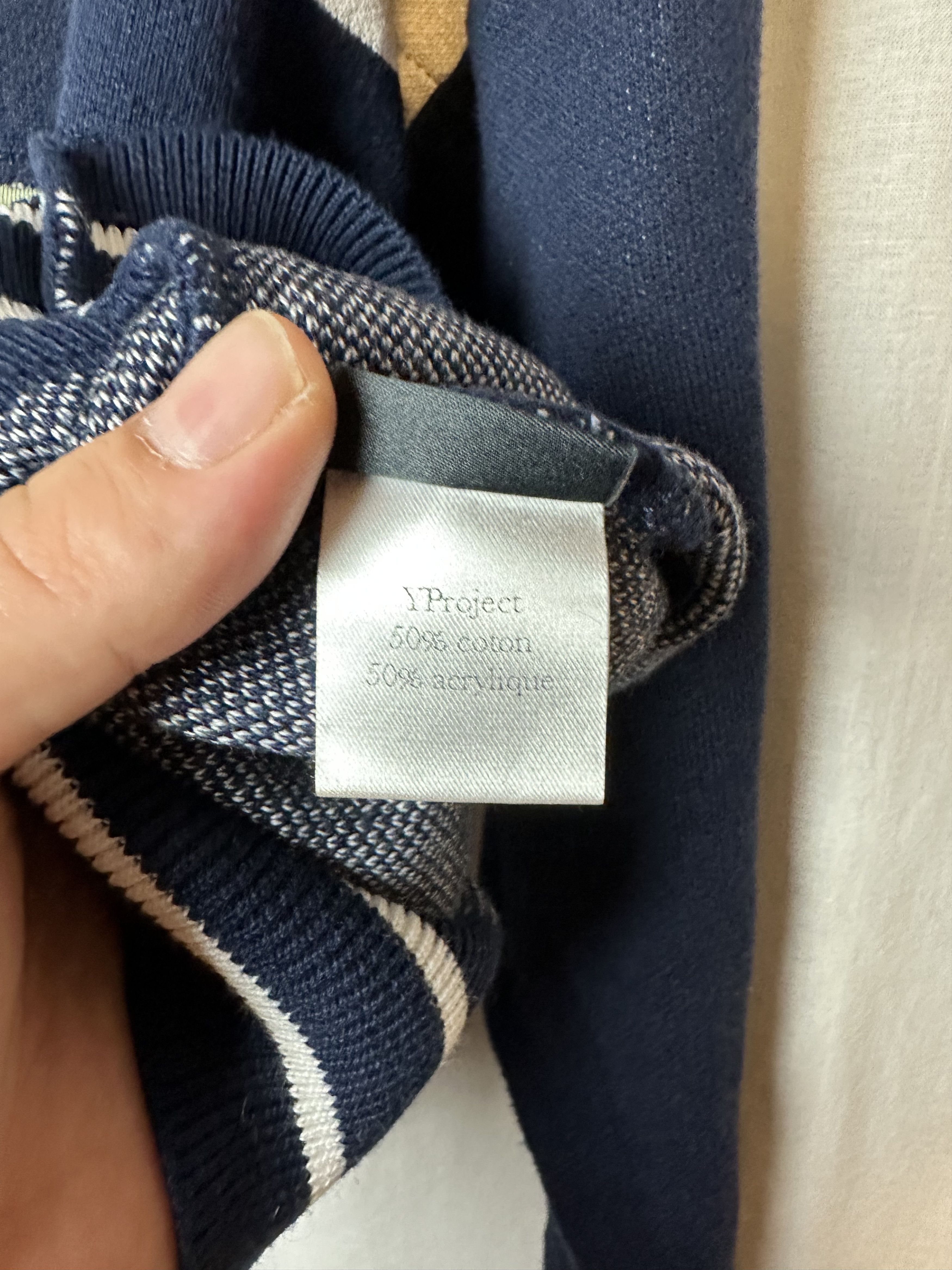 Y/Project slash polo sweater Size US XS / EU 42 / 0 - 7 Thumbnail
