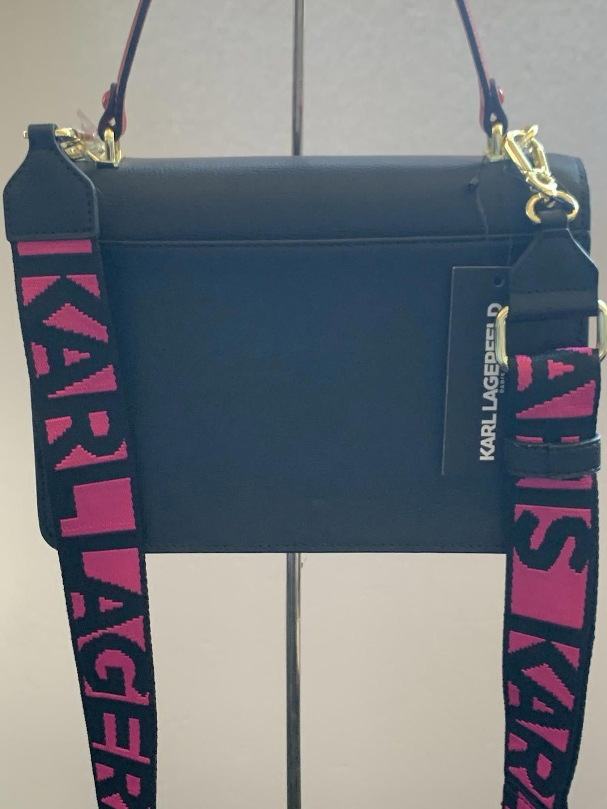 Karl Lagerfeld KARL LAGERFELD SIMONE FRONT FLAP CROSSBODY BAG Size ONE SIZE - 4 Thumbnail