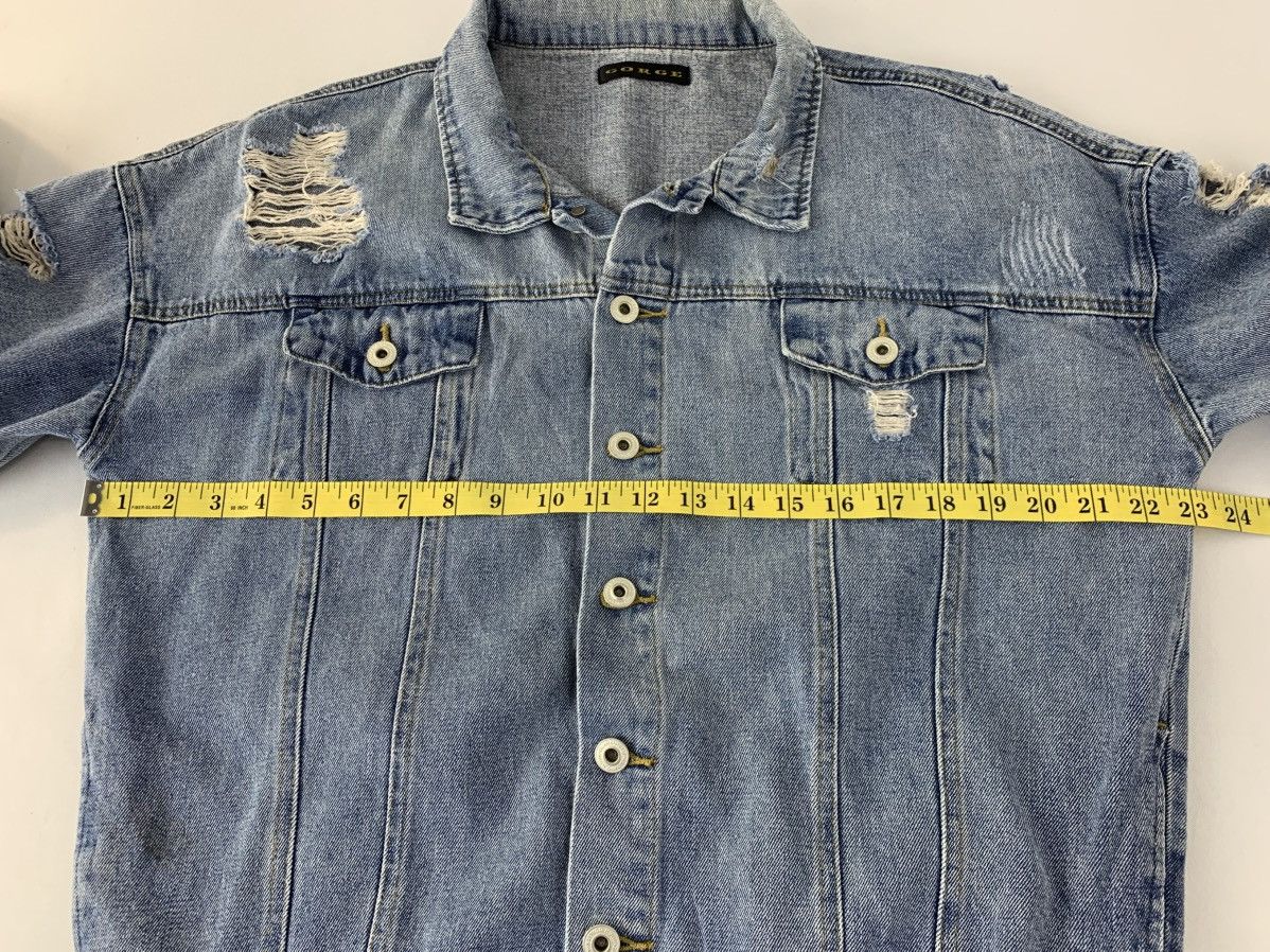 Vintage Gorge Indigo Denim Jacket Double Pocket Western Style Size L / US 10 / IT 46 - 10 Thumbnail