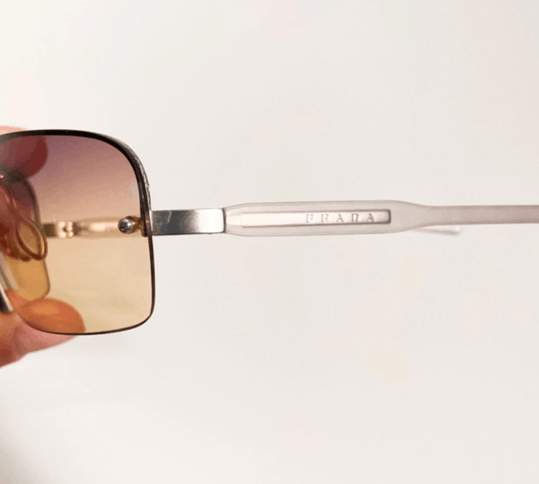 Prada PRADA Sunglasses Flame 2004 Star Mask Fire Chrome Silver Size ONE SIZE - 6 Thumbnail