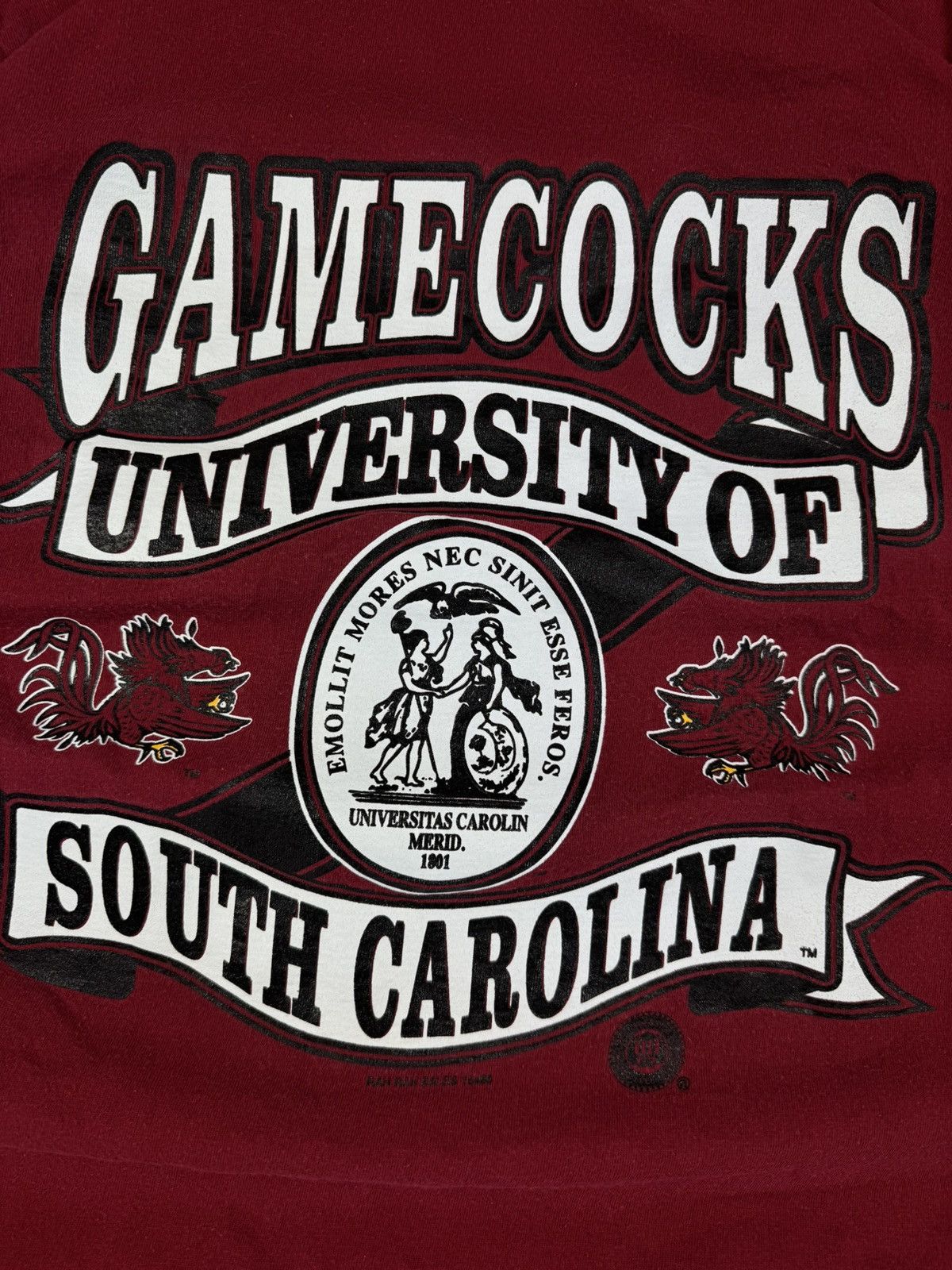 NCAA × Vintage Vintage 80s Gamecocks university of North Carolina ncaa tee Size US L / EU 52-54 / 3 - 5 Thumbnail
