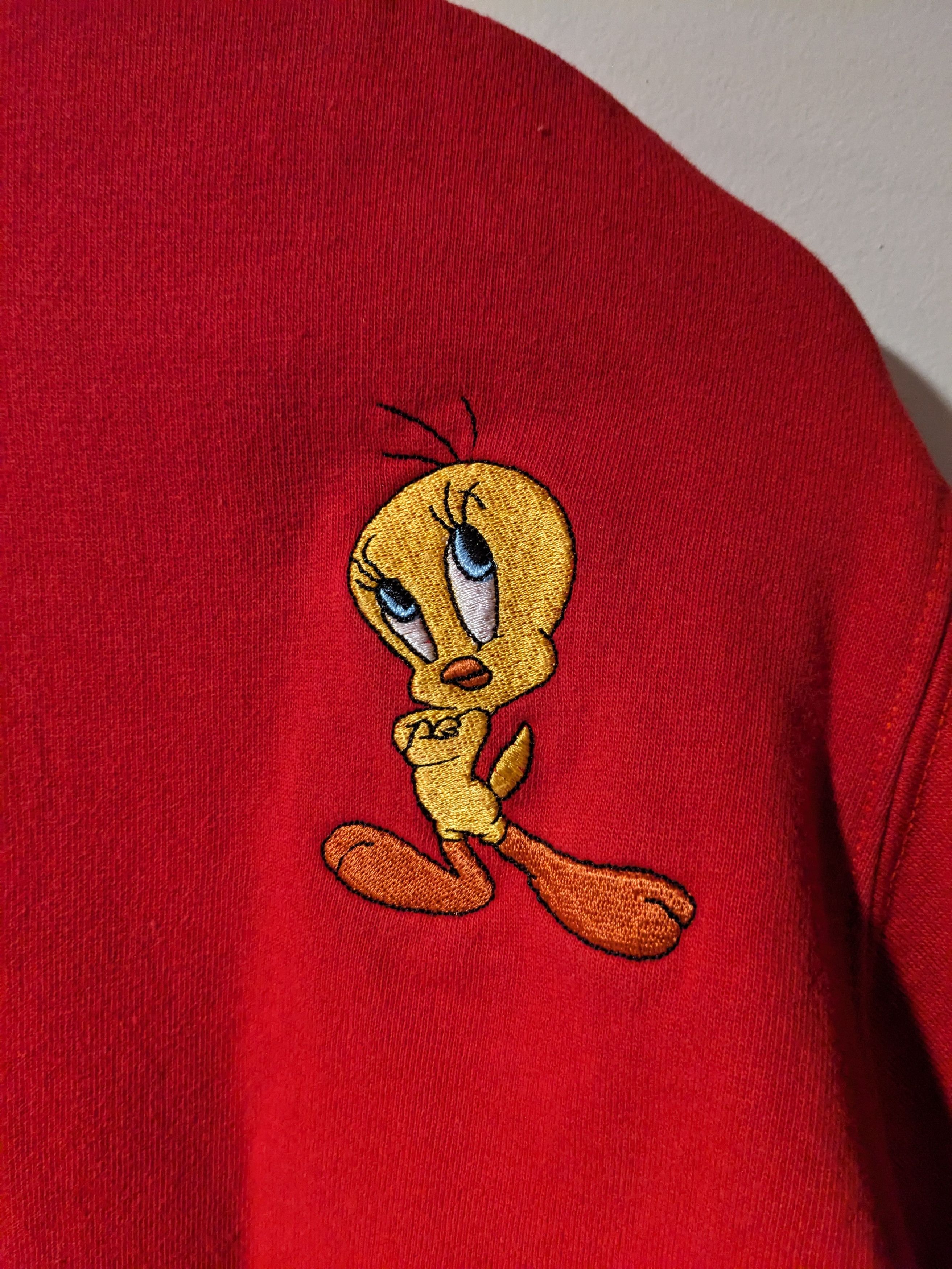 Cartoon Network × Vintage Vintage 90s Tweety Bird Looney Tunes All Star Sweatshirt Size S / US 4 / IT 40 - 6 Thumbnail