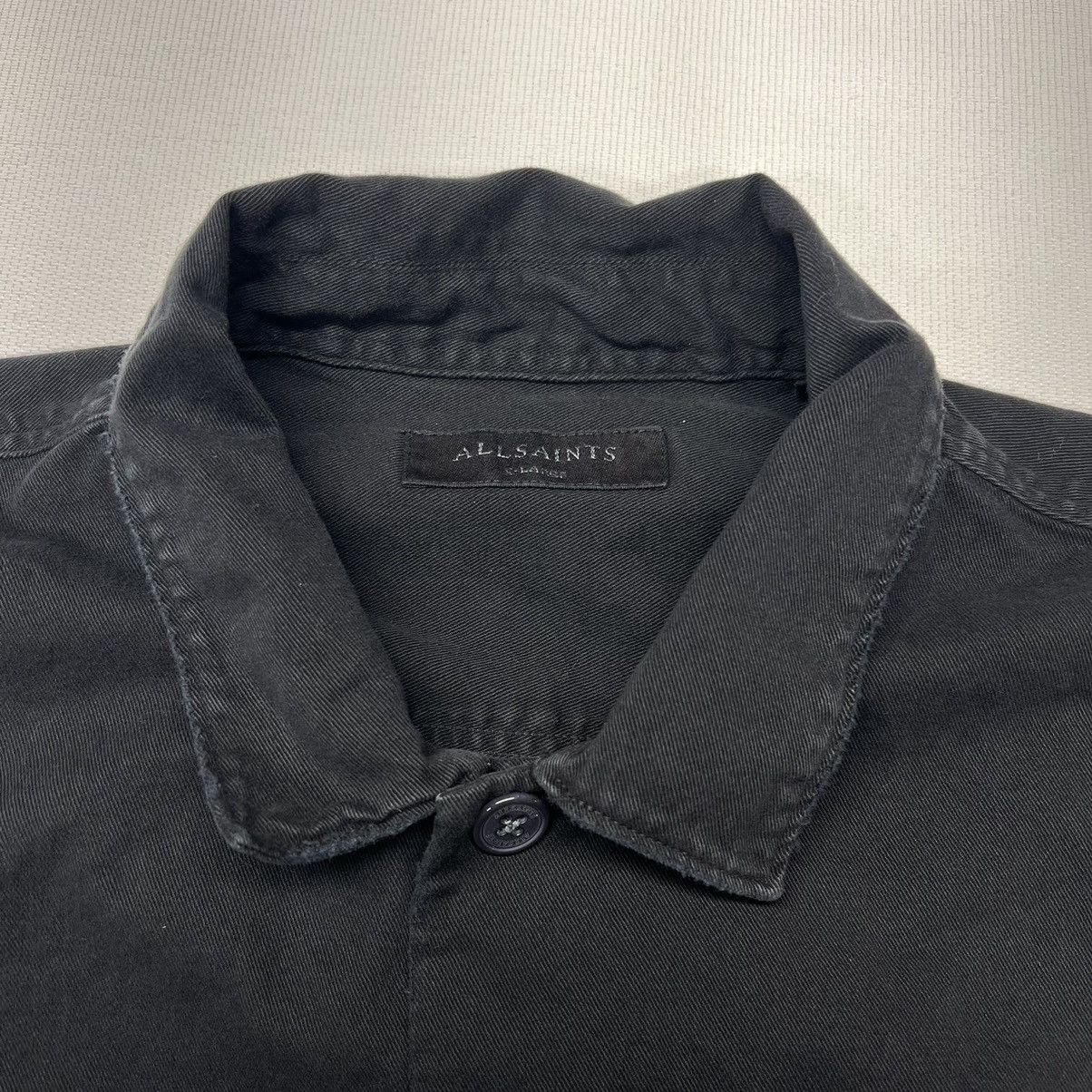 Allsaints All Saints Shirt Black Spotter Long Sleeve Button Pocket Size US XL / EU 56 / 4 - 4 Thumbnail