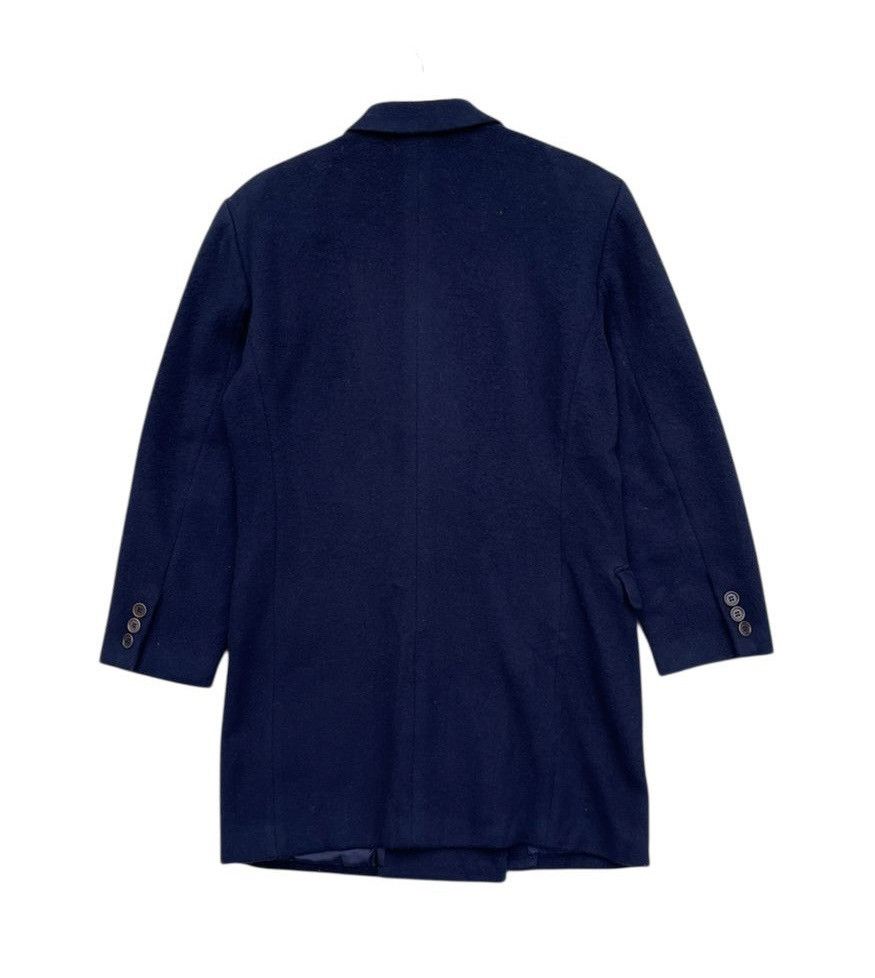 Japanese Brand 🔥Accept Binding🔥 Comme Ca Du Mode Navy Blue Wool Overcoat Size US S / EU 44-46 / 1 - 2 Thumbnail