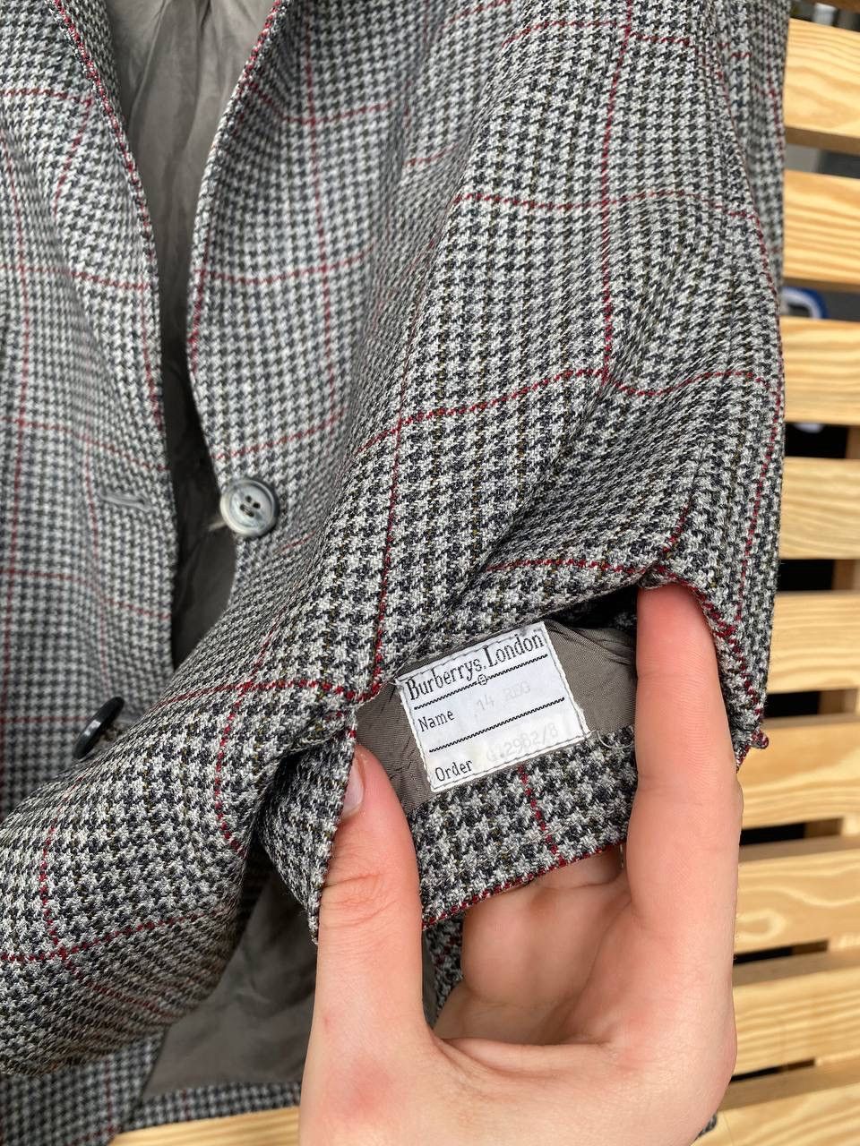 Burberry × Vintage 💥RARE💥Vintage Burberry Blazer Jacket Wool Size M / US 6-8 / IT 42-44 - 8 Thumbnail