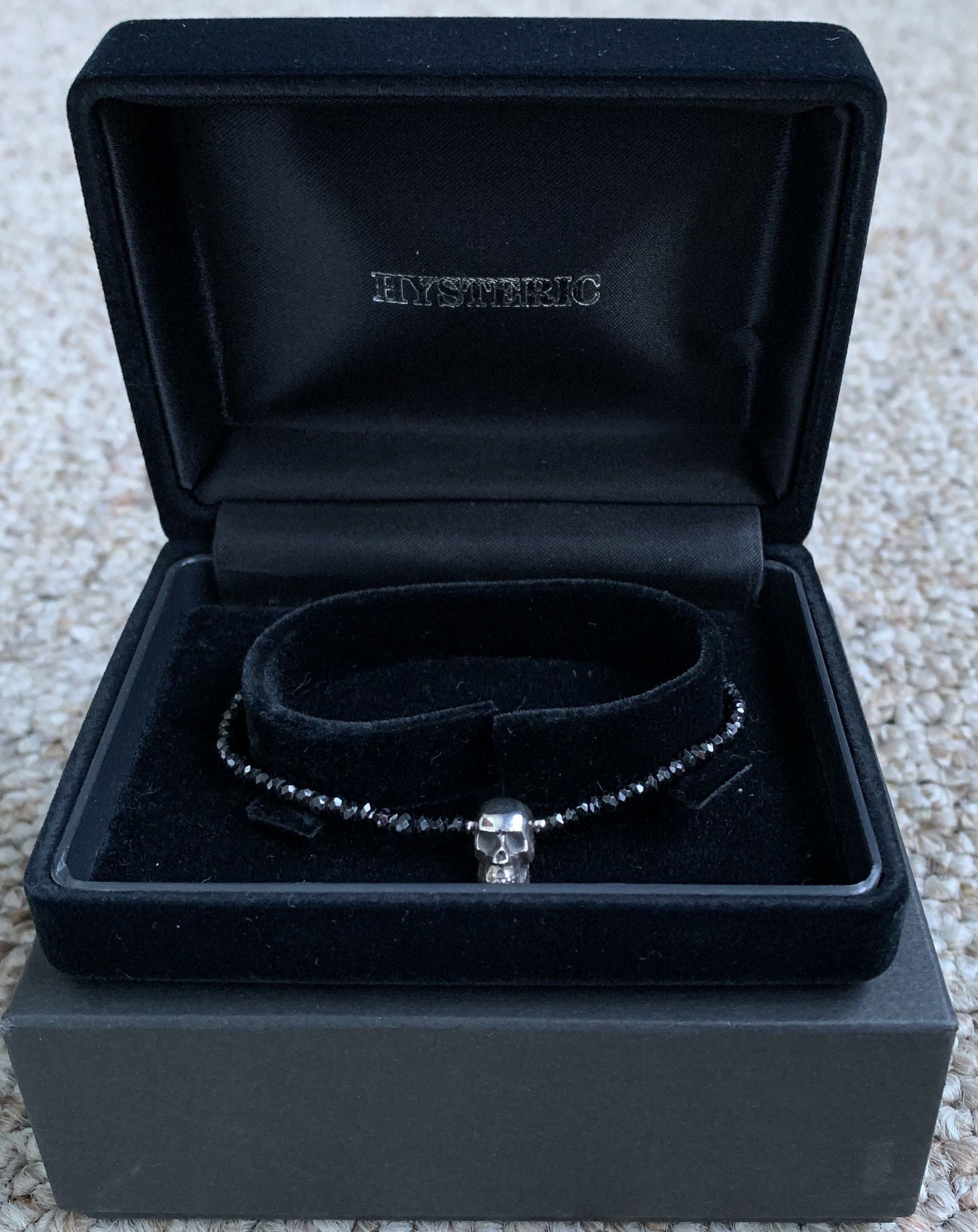Hysteric Glamour Hysteric Glamour Sterling Silver Jewel Skull Bracelet+ Box Size ONE SIZE - 11 Thumbnail