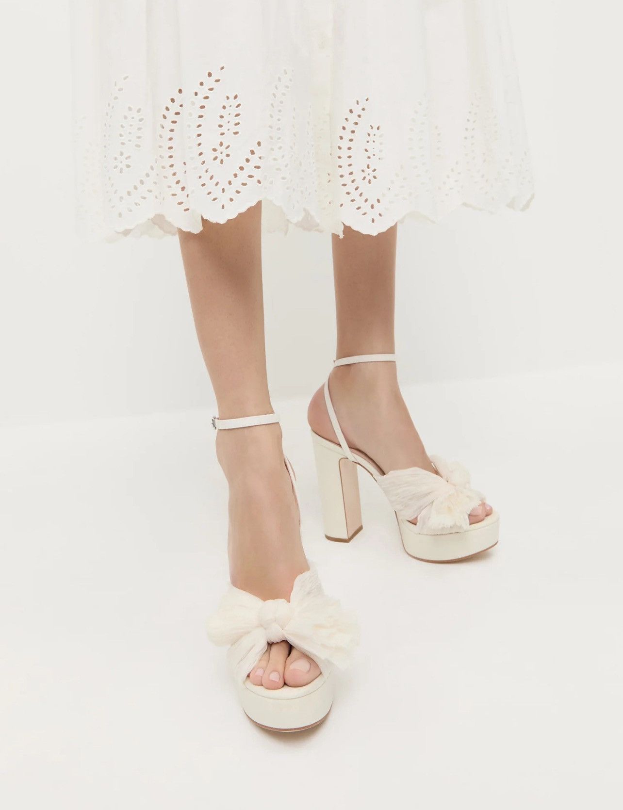 Loeffler Randall Loeffler Randall Platform Bow Heeled Sandals size 8.5 Size US 8.5 / IT 38.5 - 3 Thumbnail