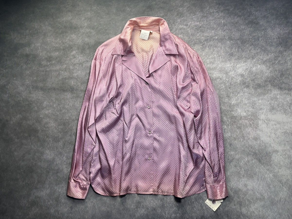 Vintage 1980s Linda Lundstrum Shirt Vintage Ombre Gradient Disco 70s Size US S / EU 44-46 / 1 - 21 Thumbnail