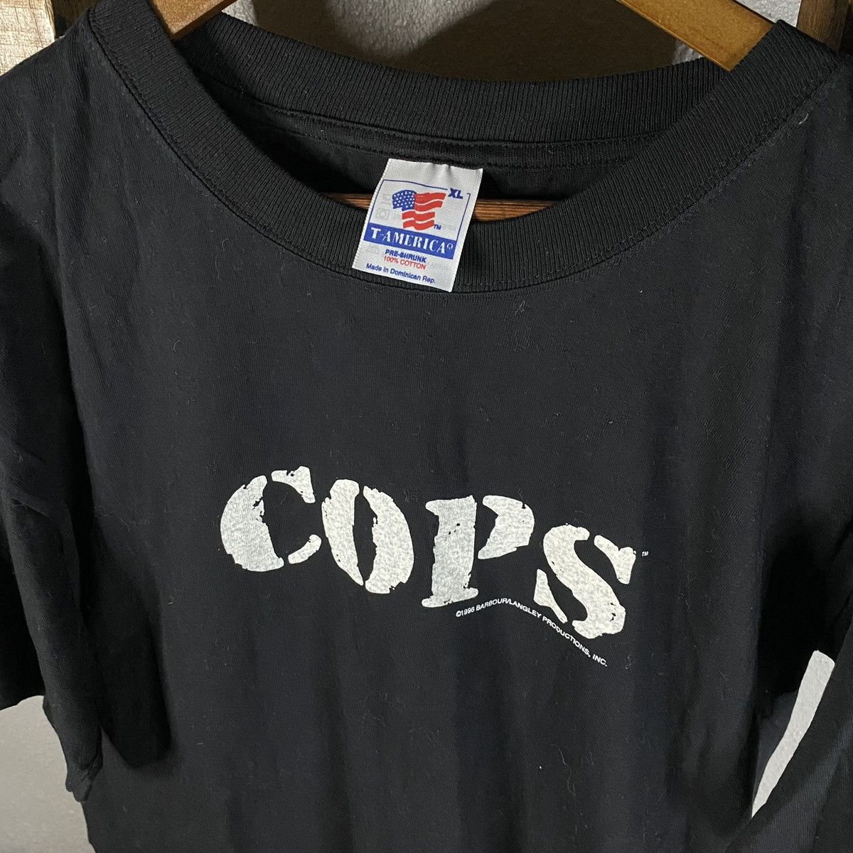 Vintage Vintage COPS TV Show Promo Shirt Size US XL / EU 56 / 4 - 2 Thumbnail
