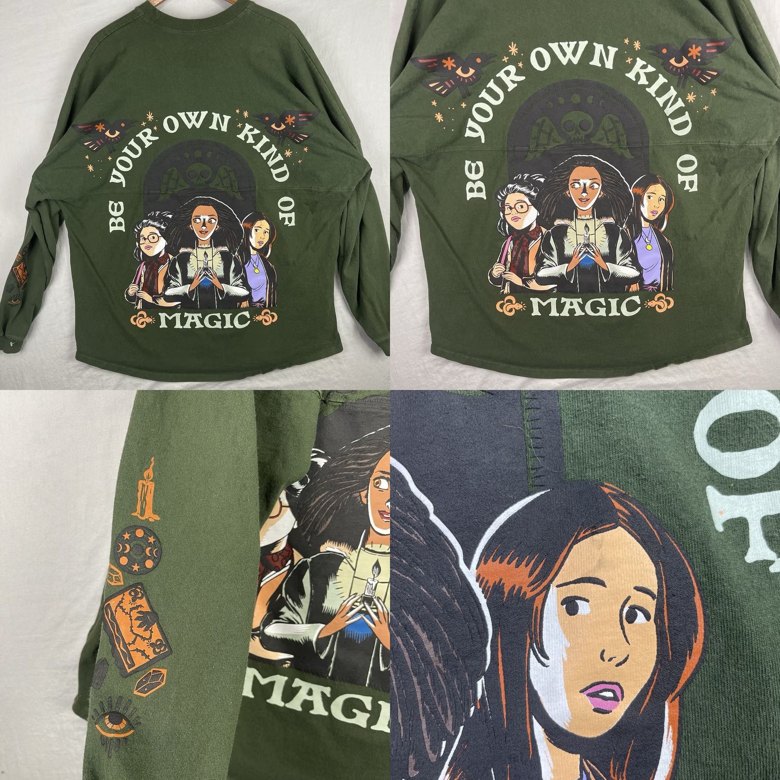 Disney Disney Spirit Jersey Mens 2XL Green Hocus Pocus Be Your Own Kind Of Magic Shirt Mens 2XL Green Disney Spirit Jersey Be Your Own Kind Of Magic Size US XXL / EU 58 / 5 - 9 Thumbnail