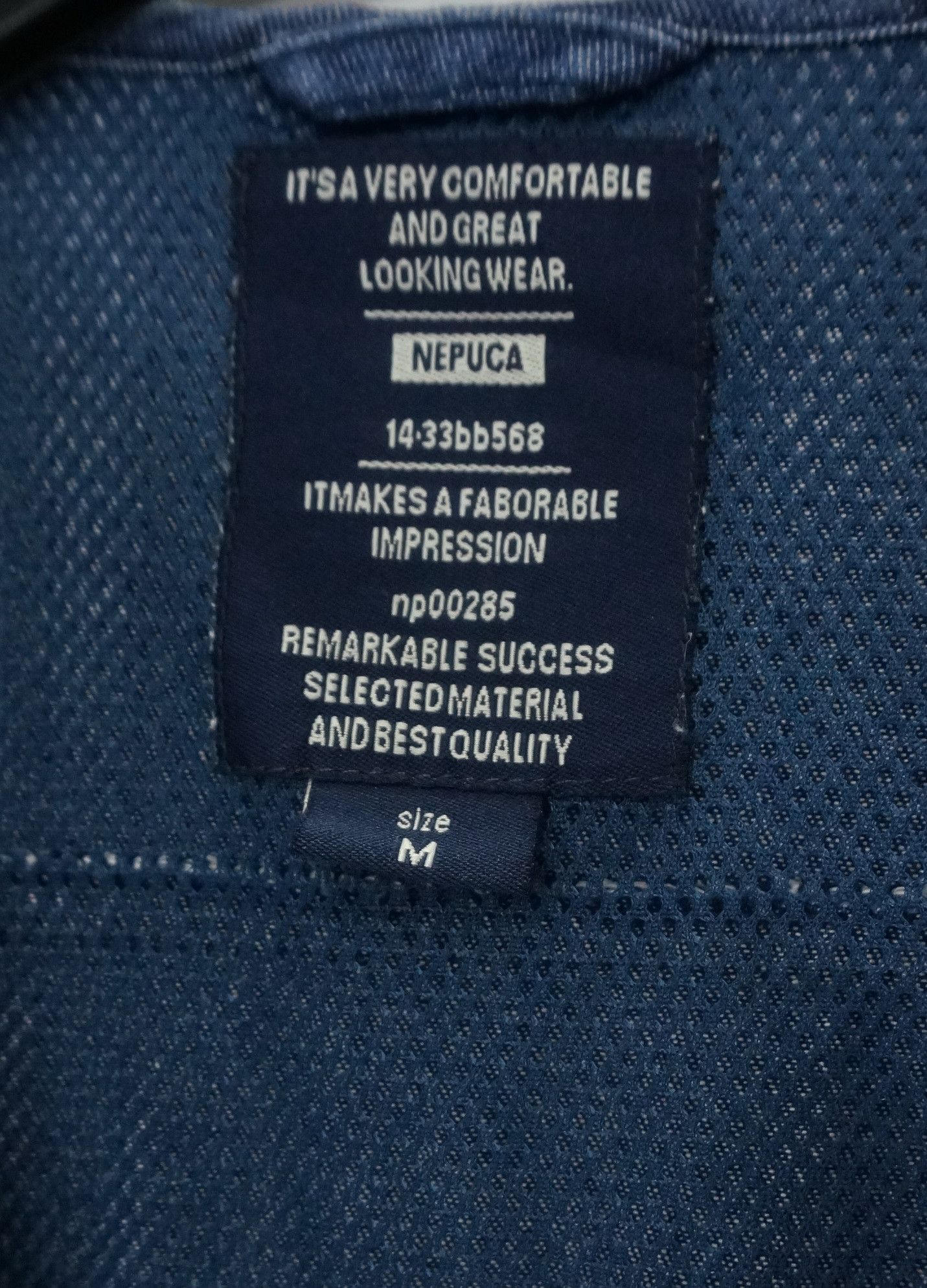 Japanese Brand NEPUCA Japan Light Denim Vest Size US S / EU 44-46 / 1 - 4 Thumbnail
