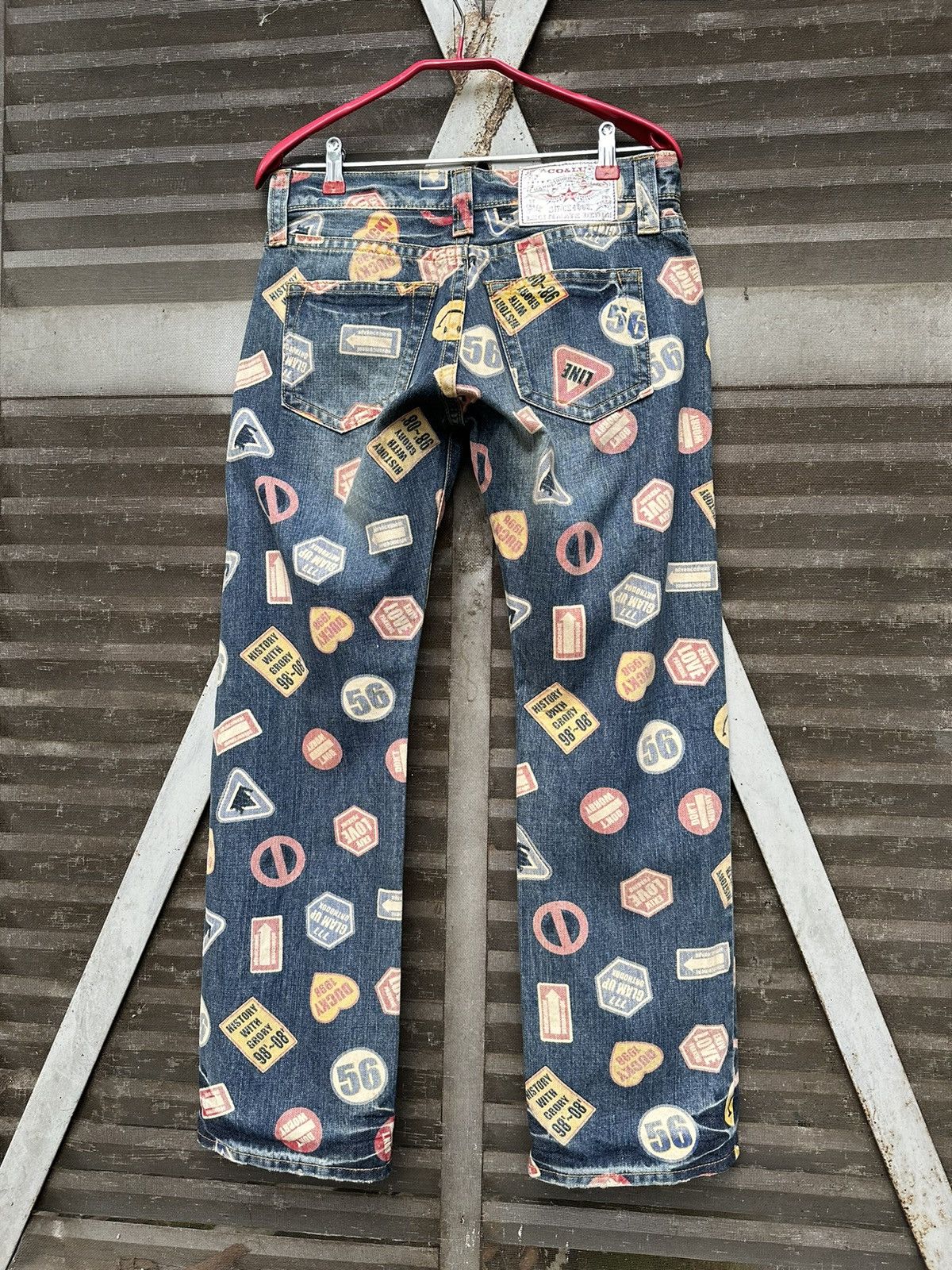 Vintage Vintage Co&Lu Fully Patchwork Print Denim (Woman) Size US 30 / EU 46 - 7 Thumbnail