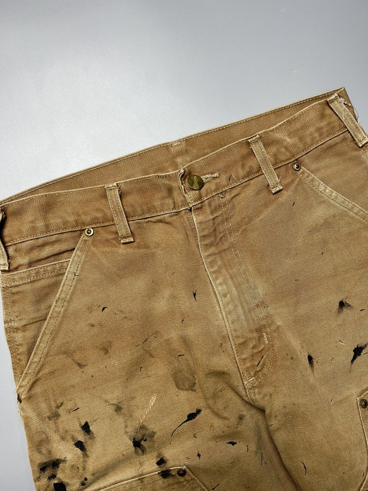 Carhartt × Vintage Vintage 1990s Carhartt DoubleKnee Paint Splatter Size US 30 / EU 46 - 3 Thumbnail