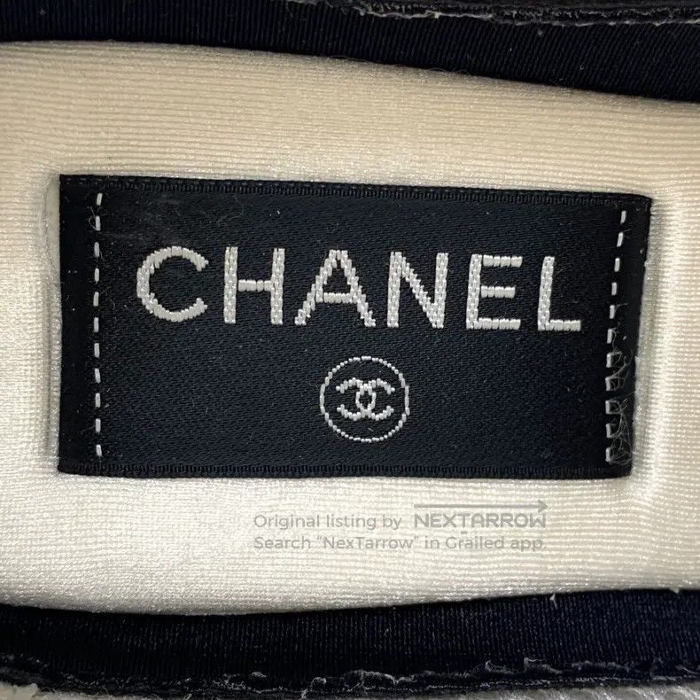 Chanel Chanel Gray and white colour-blocked logo logo laced casua Size US 8.5 / IT 38.5 - 7 Thumbnail