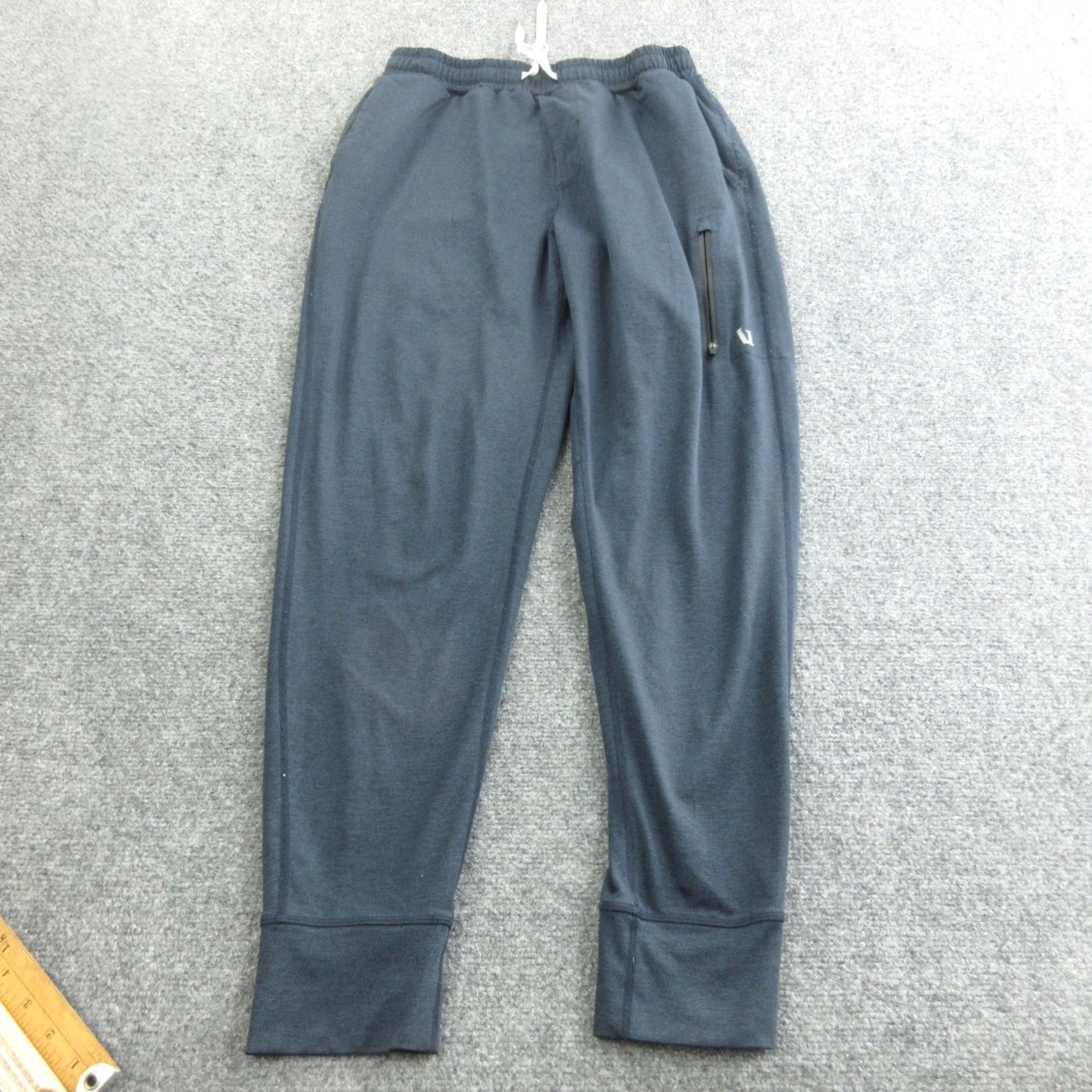 Vuori Vuori Pants Mens Small Blue Joggers Elastic Waist Zip Pockets Athletic SKV416 Size US 29 - 2 Thumbnail