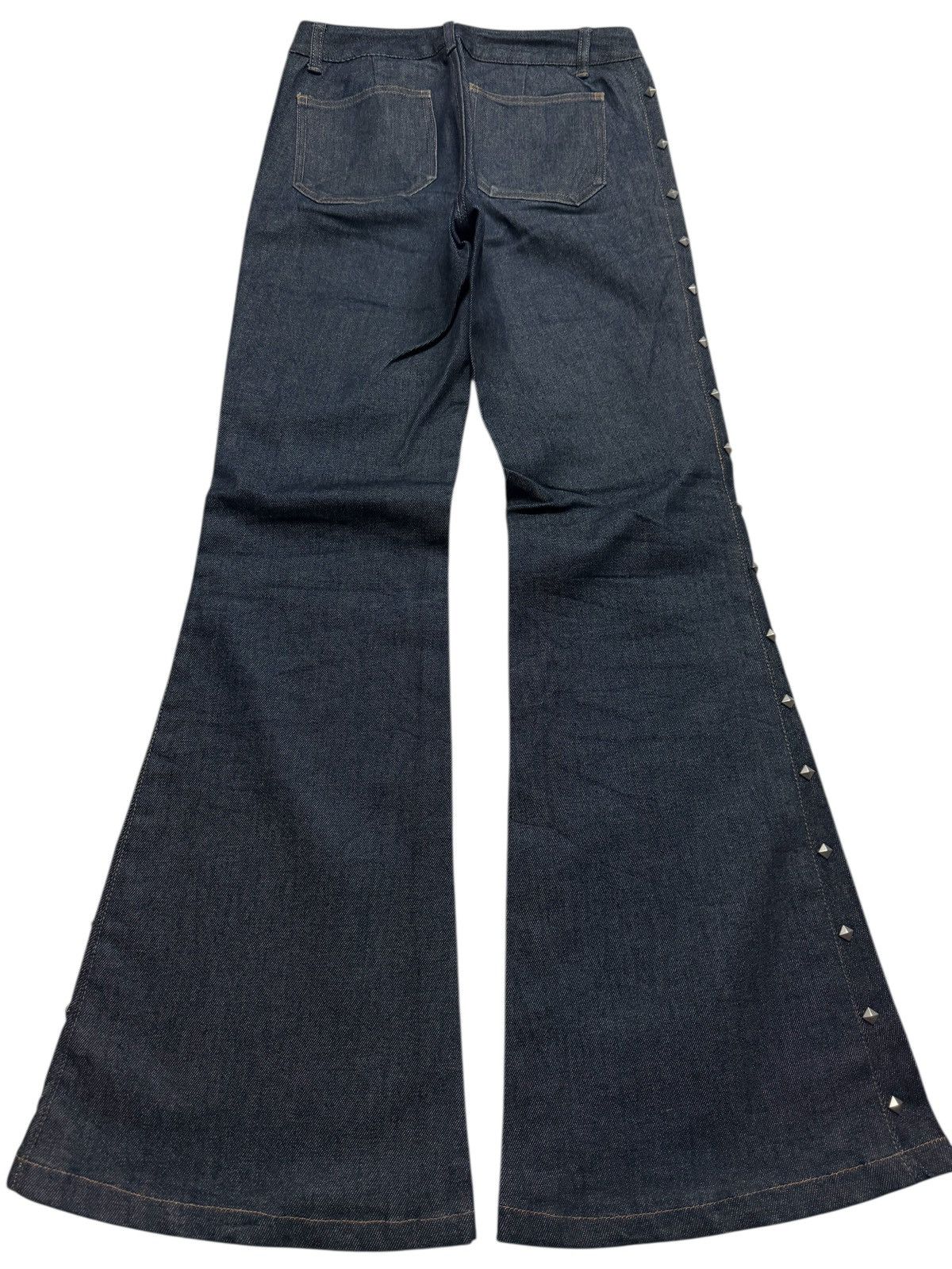 Seditionaries 💥PUNK💥MAISON MARGIELA STUDDED BELL BOTTOM BY JAPANESE INDIGO Size US 26 / EU 42 - 1 Thumbnail
