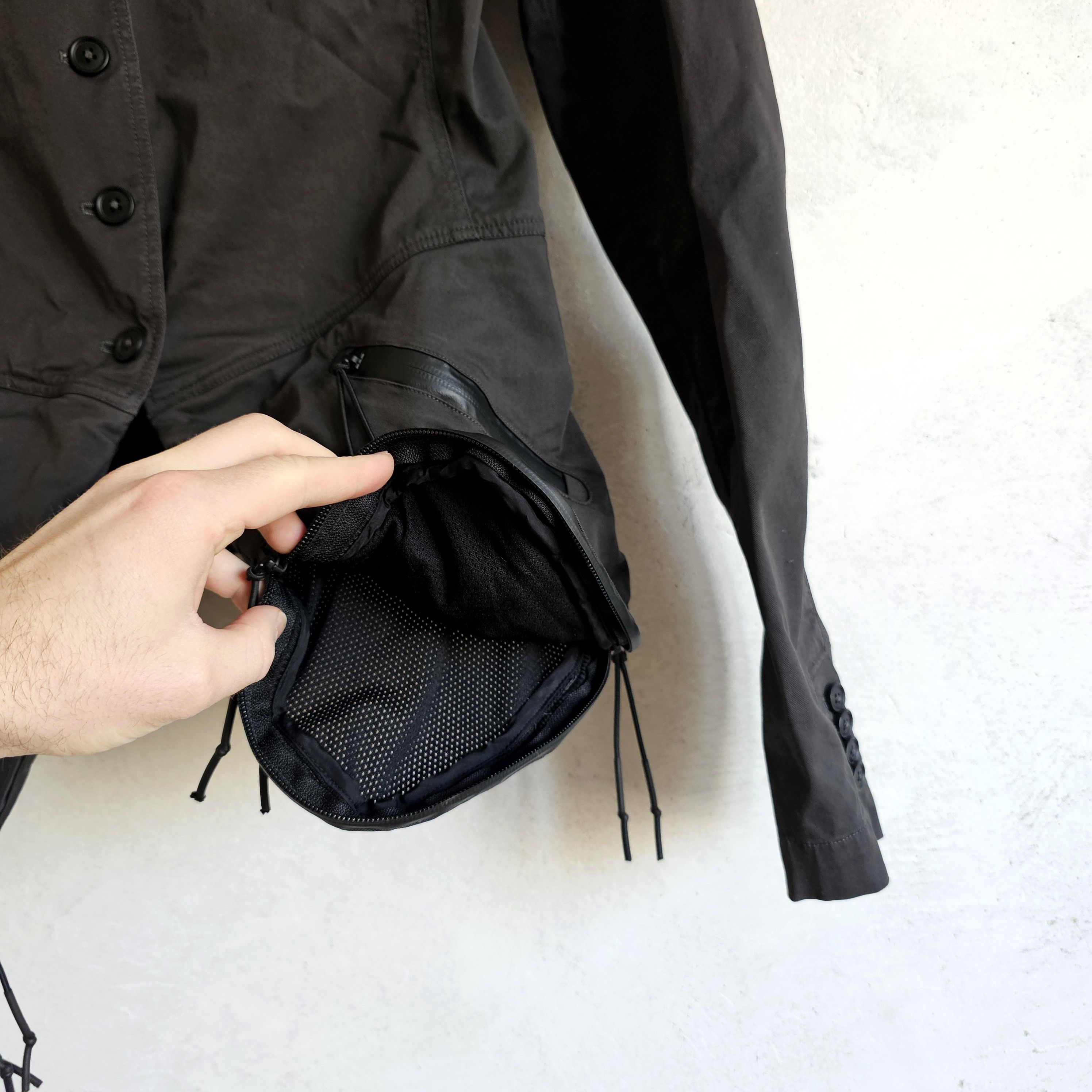 Rundholz Rundhulz black linen cardigan blazer jacket Size XS / US 0-2 / IT 36-38 - 5 Thumbnail