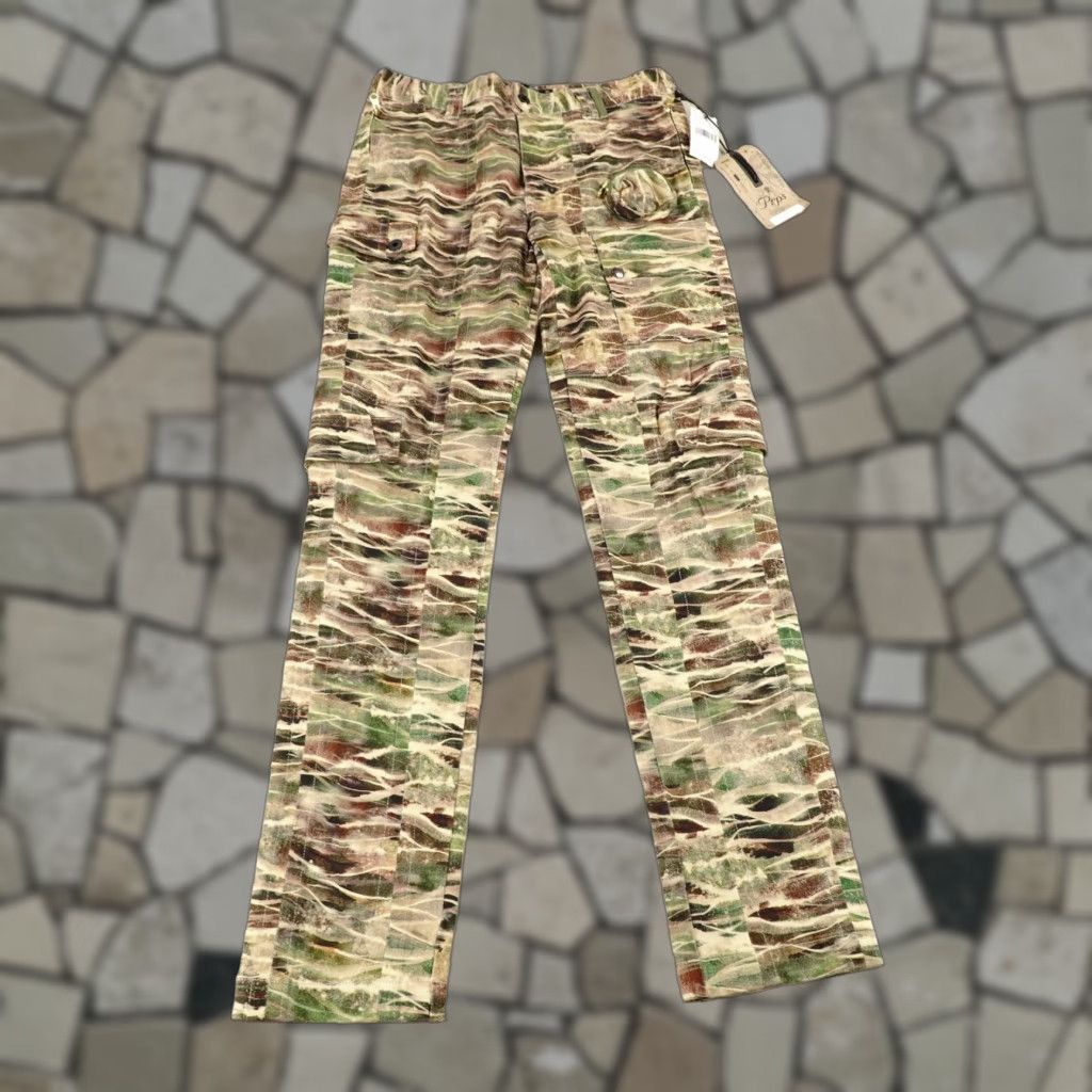 Prps PRPS Pants Mens 30 Camouflage Cargo Straight Leg Button Fly Cargo Jeans NEW 98 Size US 30 / EU 46 - 1 Thumbnail