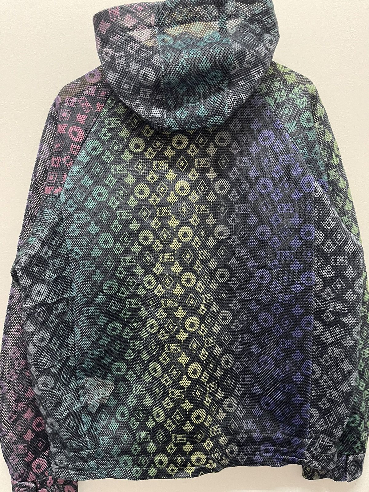 Designer Vintage Mesh Jacket Inspired LV Gradient Design Size US XL / EU 56 / 4 - 4 Thumbnail