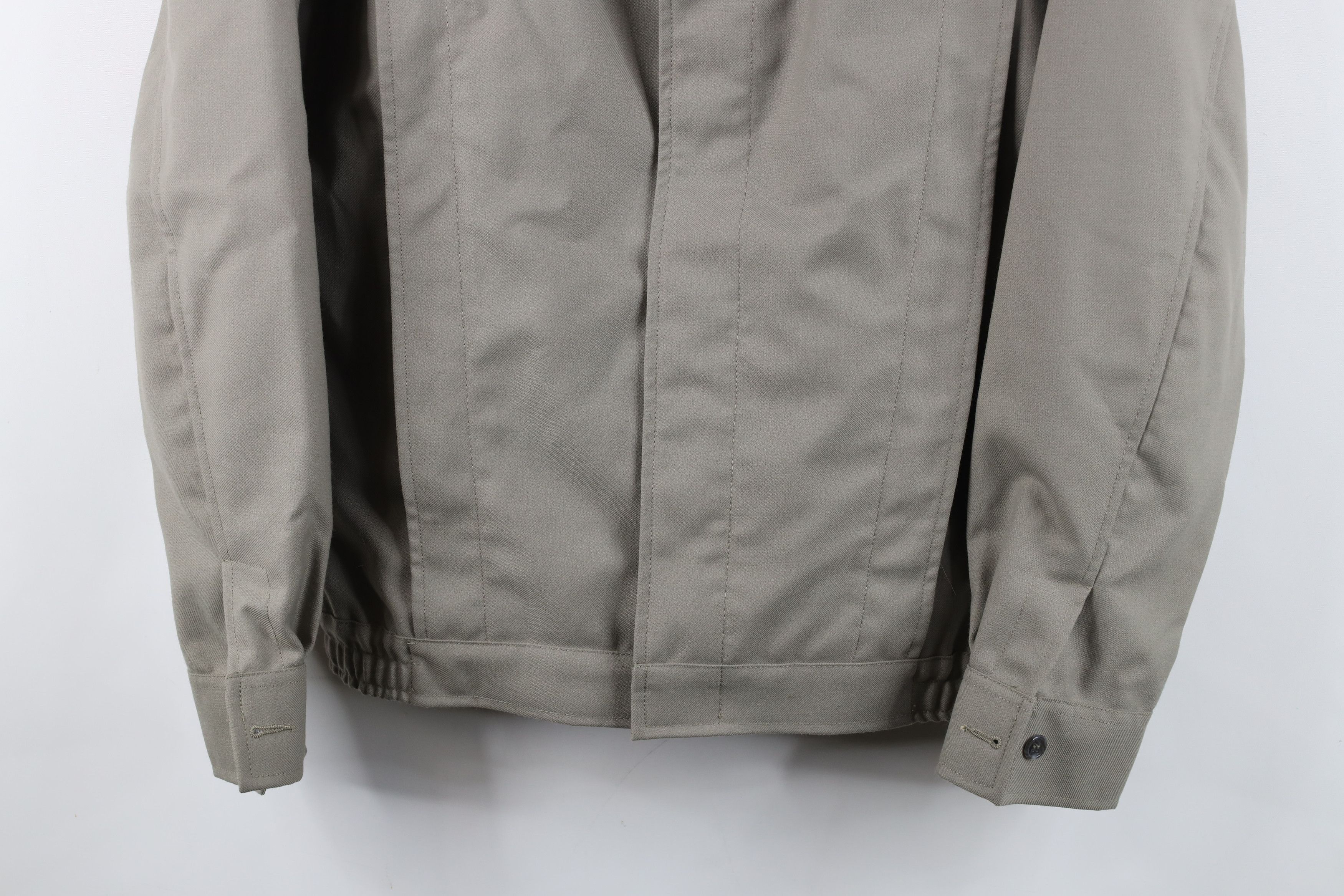 Vintage Deadstock Vintage 90s Streetwear Wool Military Bomber Jacket Size US L / EU 52-54 / 3 - 3 Thumbnail