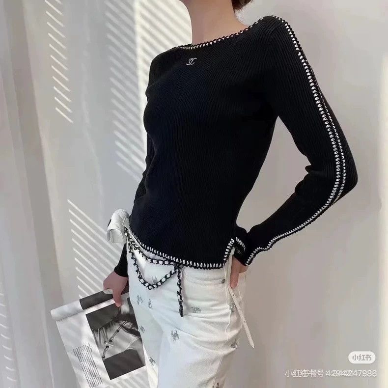 Chanel Chanel 22C early spring popular black patch white edge dou Size XS / US 0-2 / IT 36-38 - 8 Thumbnail