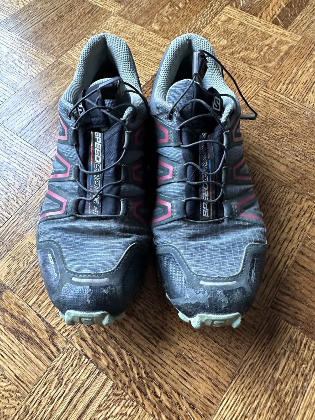 Japanese Brand Salomon Speedcross 4 Hiking Trail Running Shoes Size US 7 / IT 37 - 3 Thumbnail