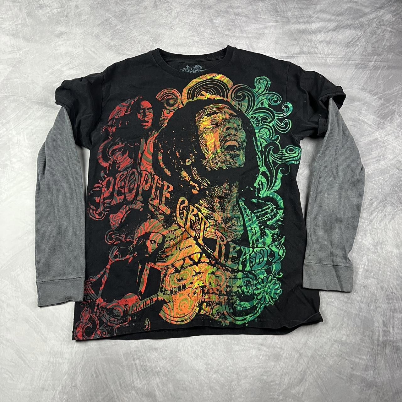 Designer Y2K Bob Marley longsleeve Size US M / EU 48-50 / 2 - 1 Thumbnail