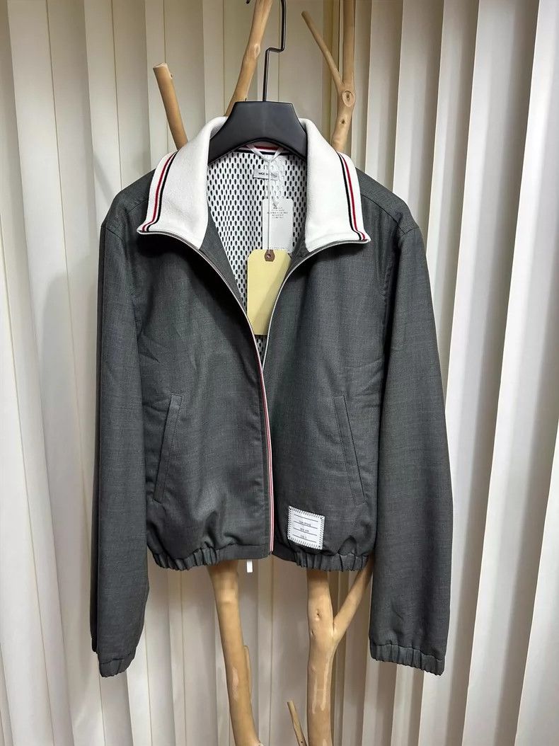 Thom Browne Thom Browne Gray turtleneck jacket Size US XS / EU 42 / 0 - 1 Thumbnail