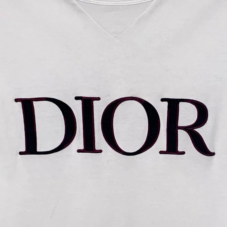 Dior Dior White logo letter print cotton round-neck short-sleeve Size US XS / EU 42 / 0 - 4 Thumbnail