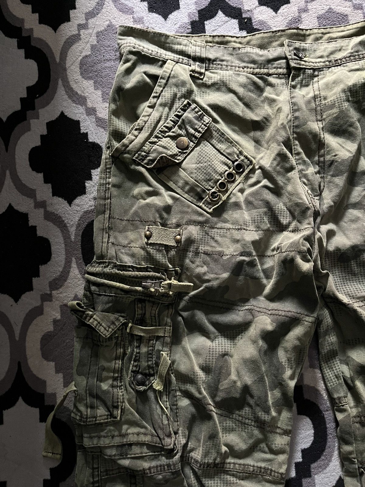 Yasuyuki Ishii Vintage unknwn camo cargo seditionaries pants Size US 34 / EU 50 - 4 Thumbnail