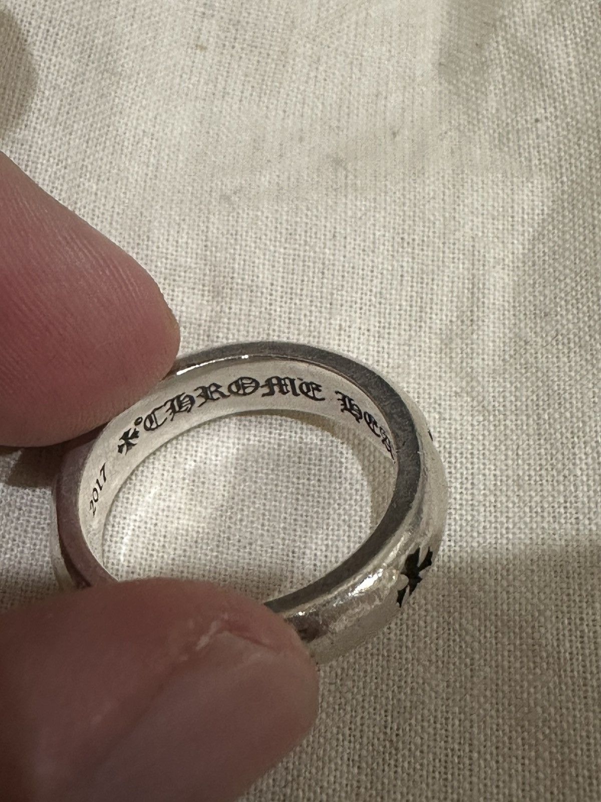 Chrome Hearts CH Cross Eternity band ring Size ONE SIZE - 2 Thumbnail