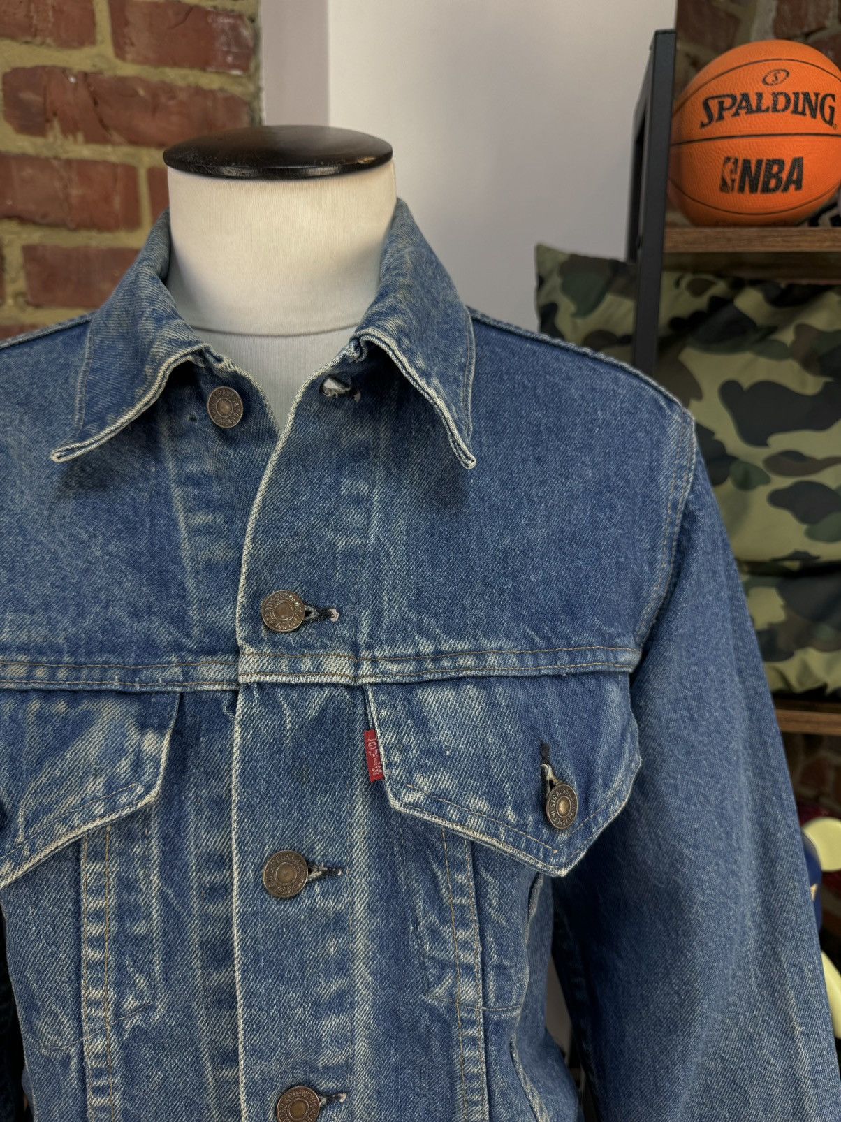 Levi's × Vintage LEVIS Vintage Made in USA Short Jeans Denim Jacket Size S / US 4 / IT 40 - 4 Thumbnail