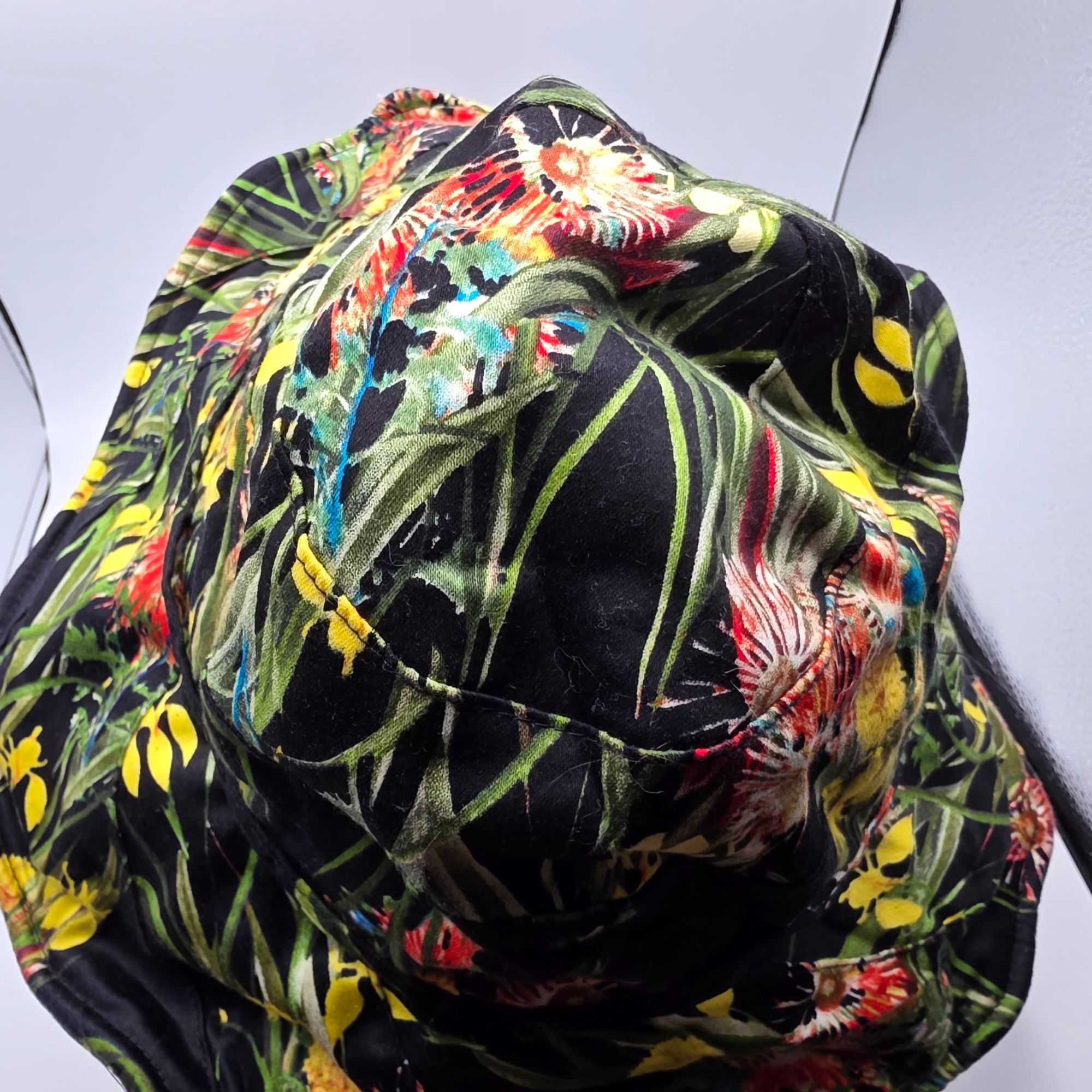 Vince Camuto Vince Camuto Womens Sun Hat Floral Design Floppy Stylish Bea Size ONE SIZE - 7 Thumbnail