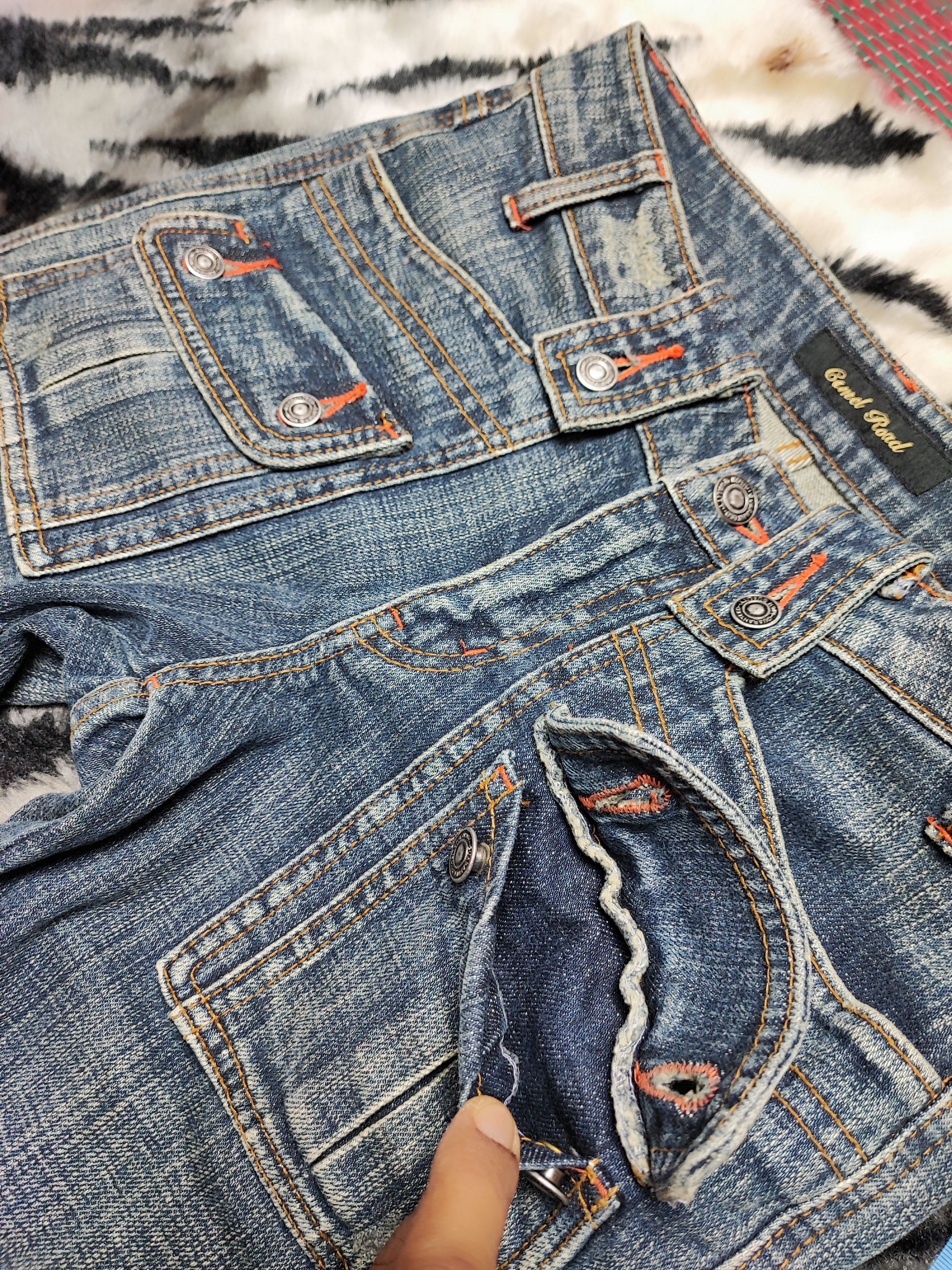 Hysteric Glamour Flare Bush Pants Jeans Camel Road Mud Rusty Bootcut Size US 27 - 8 Thumbnail