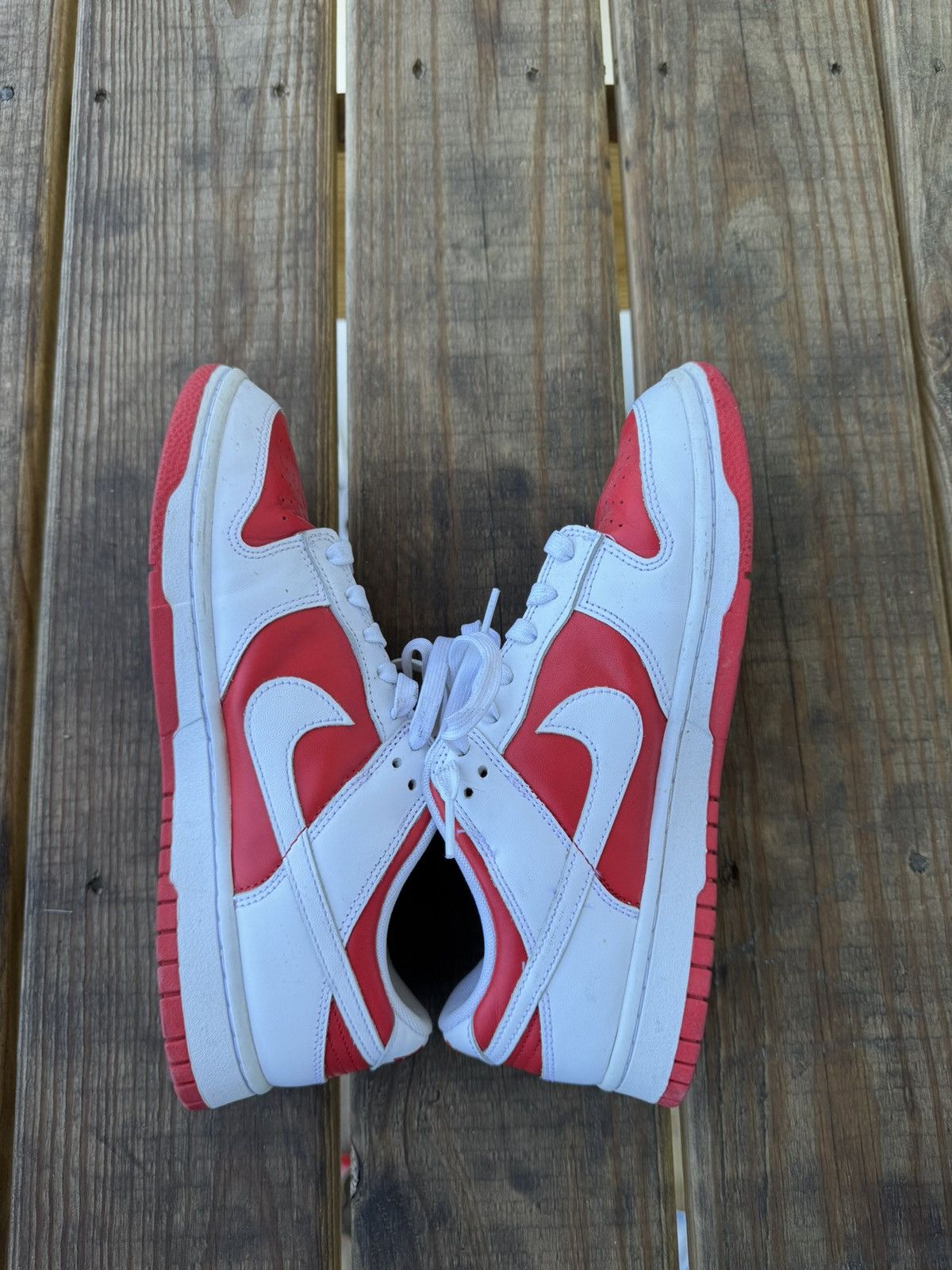 Nike Nike Dunk Low 'Championship Red' Size US 9 / EU 42 - 4 Thumbnail