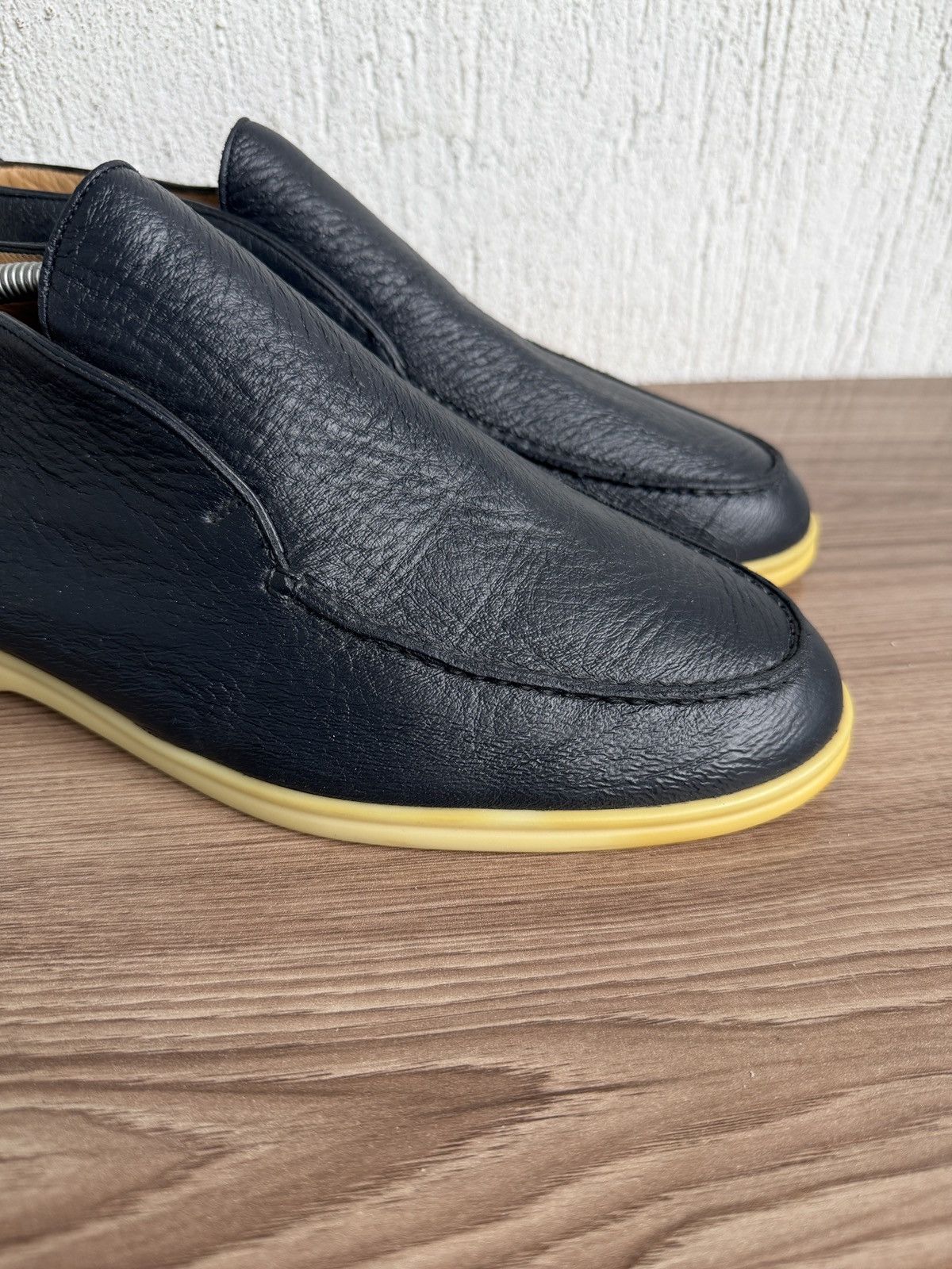 Loro Piana leather open walk loafers Size US 9 / EU 42 - 4 Thumbnail