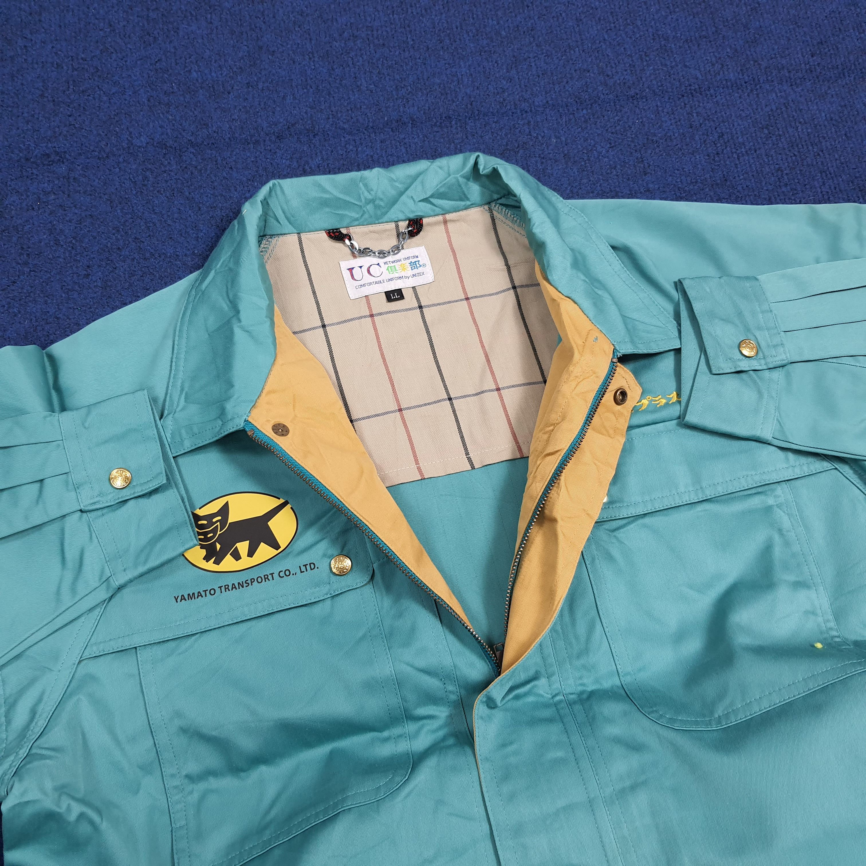 Japanese Brand Vintage Yamato Transport Japan Custom Logo Jacket C282N19 Size US L / EU 52-54 / 3 - 5 Thumbnail