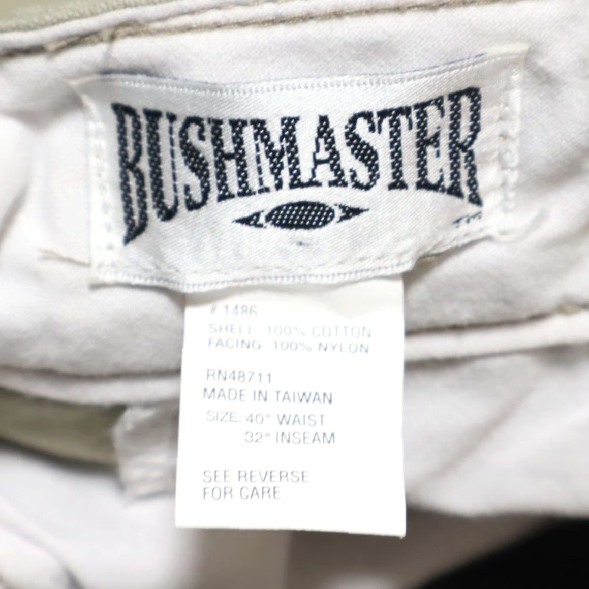Vintage VTG Bushmaster Brushguard Cotton Canvas Chino Pants Khaki Men's 36 Size US 36 / EU 52 - 5 Thumbnail