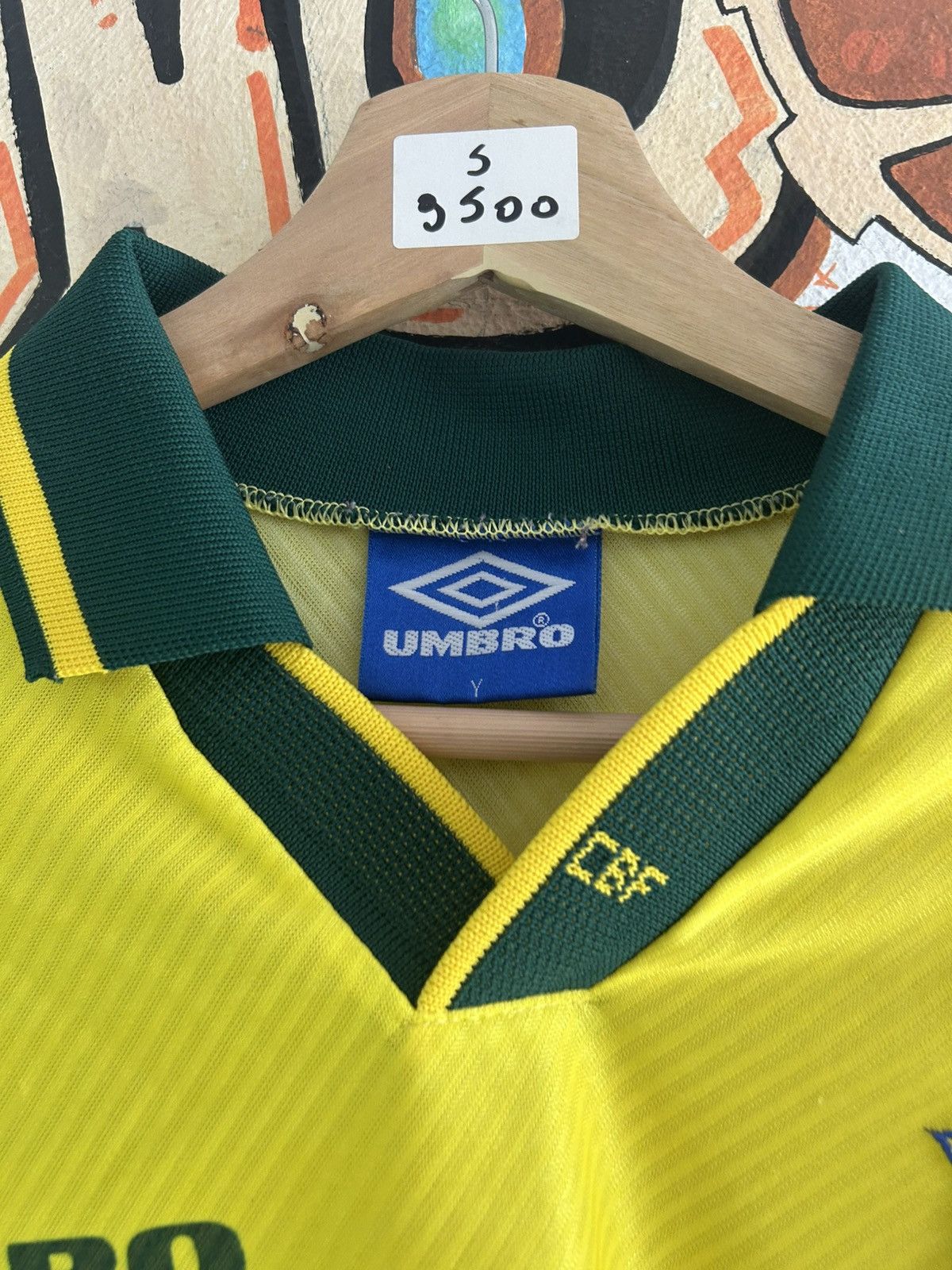 Umbro 1995 Brazil Home Kit Size US S / EU 44-46 / 1 - 2 Thumbnail