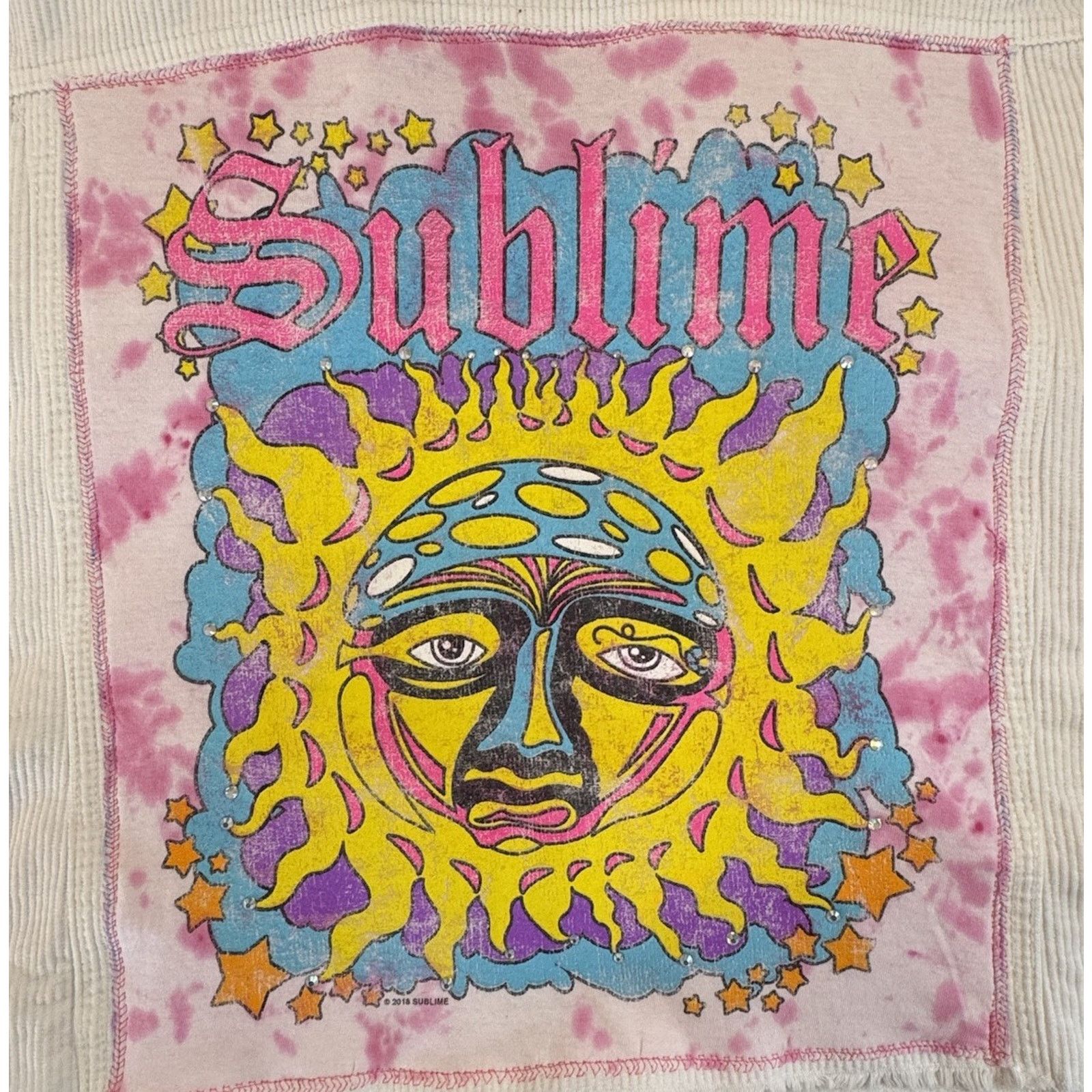 Forever 21 SUBLIME 90s Upcycled Retro Vtg Rhinestone Corduroy Jacket 3X Size 3XL / US 20-22 - 11 Thumbnail