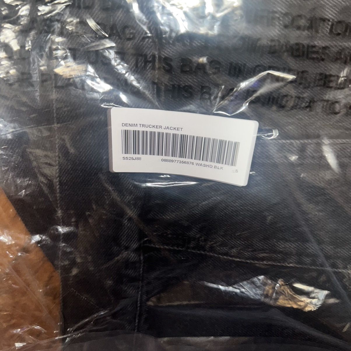Supreme Supreme Denim Trucker Jacket SS25 Black Size: Small Size US S / EU 44-46 / 1 - 5 Thumbnail